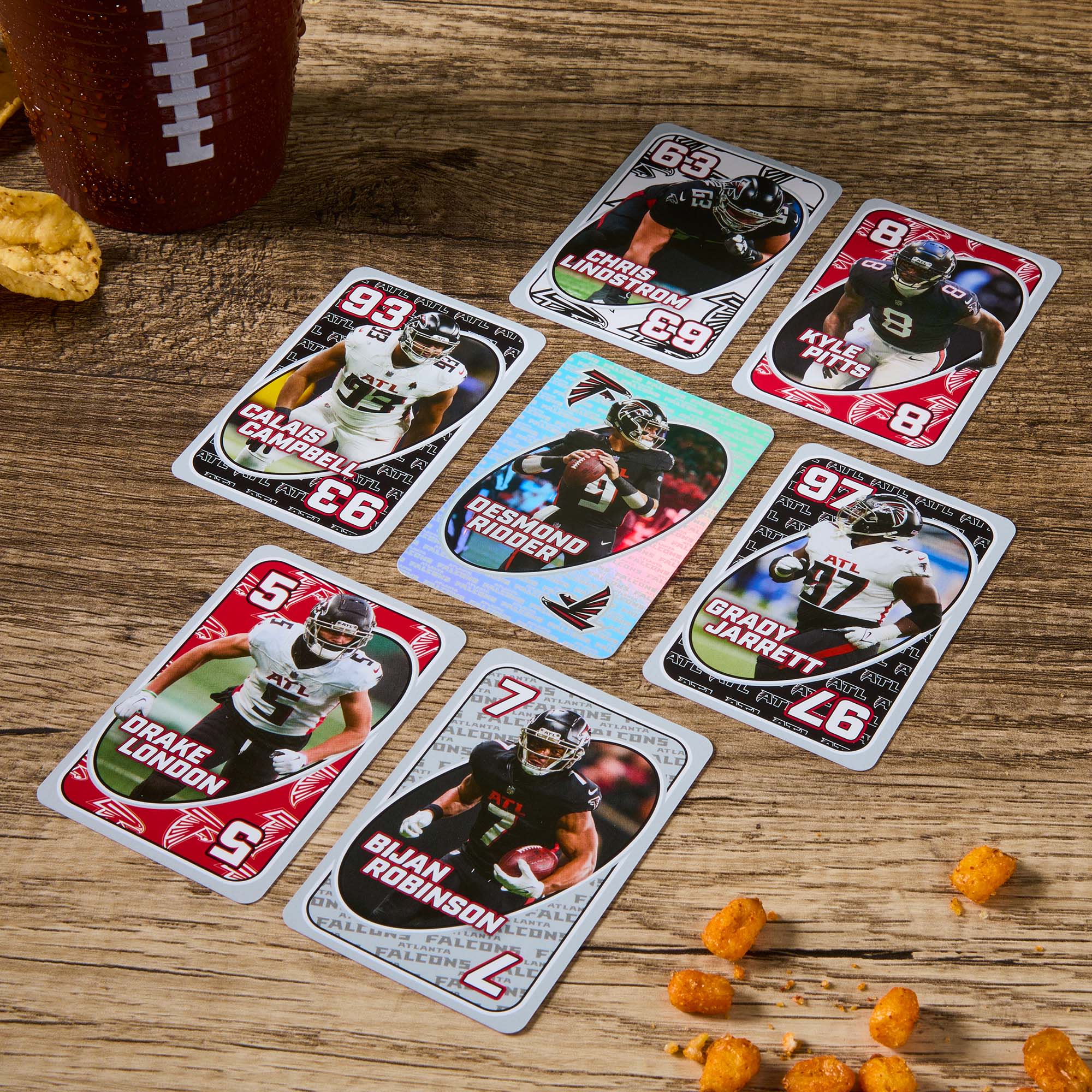 UNO Fandom NFL Atlanta Falcons Game Deck - Image 4