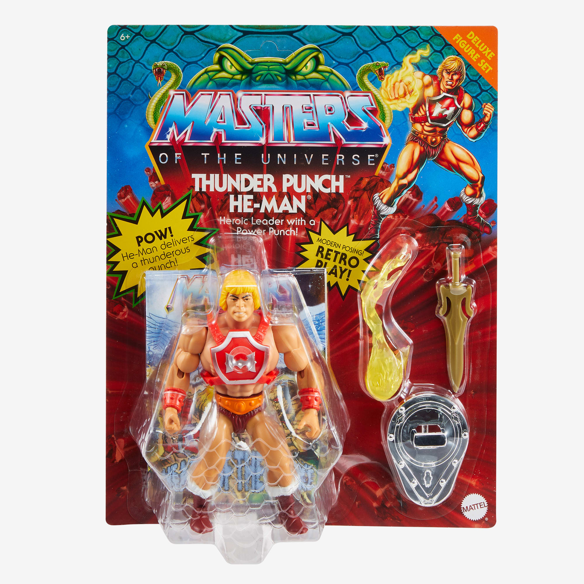 Masters of the Universe Origins Thunder Punch He-Man Deluxe Action Figure - Image 7