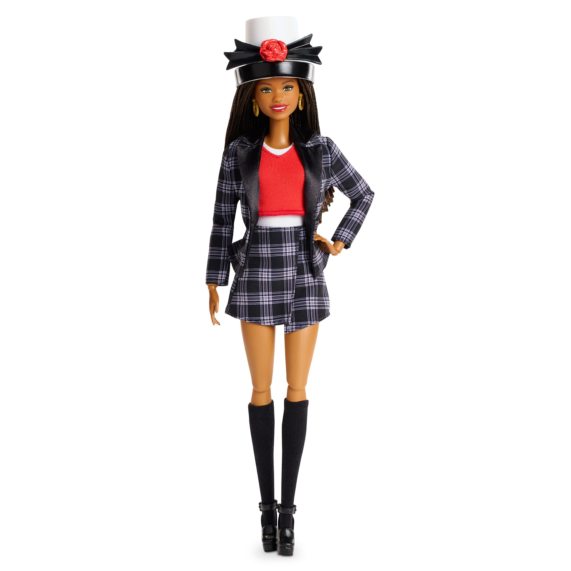Barbie Signature Clueless Dionne Collector Doll With Black-And-White Plaid Suit & Accessories - Image 2