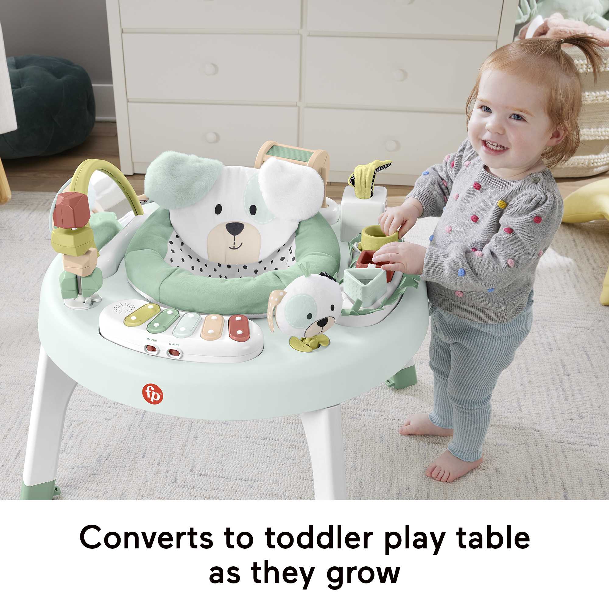 Fisher-Price 3-in-1 Baby Activity Center With Lights & Sounds. Play Mat. Toddler Toy. Snugapuppy - Image 4