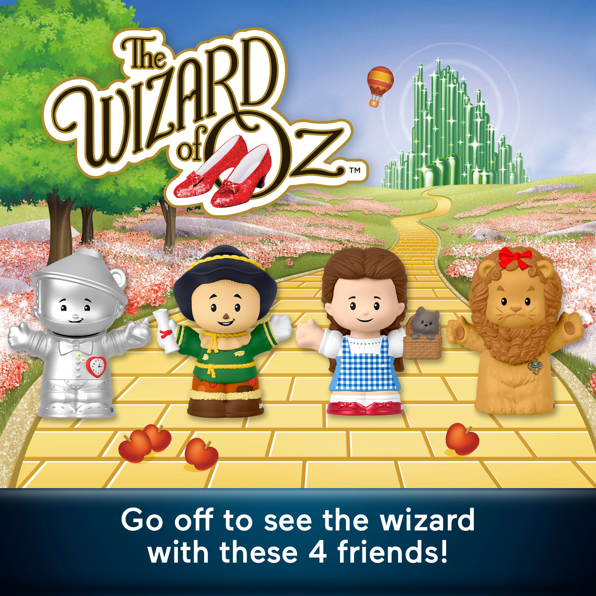Little People Collector The Wizard Of Oz Special Edition Set For Adults & Fans. 4 Figures - Image 2