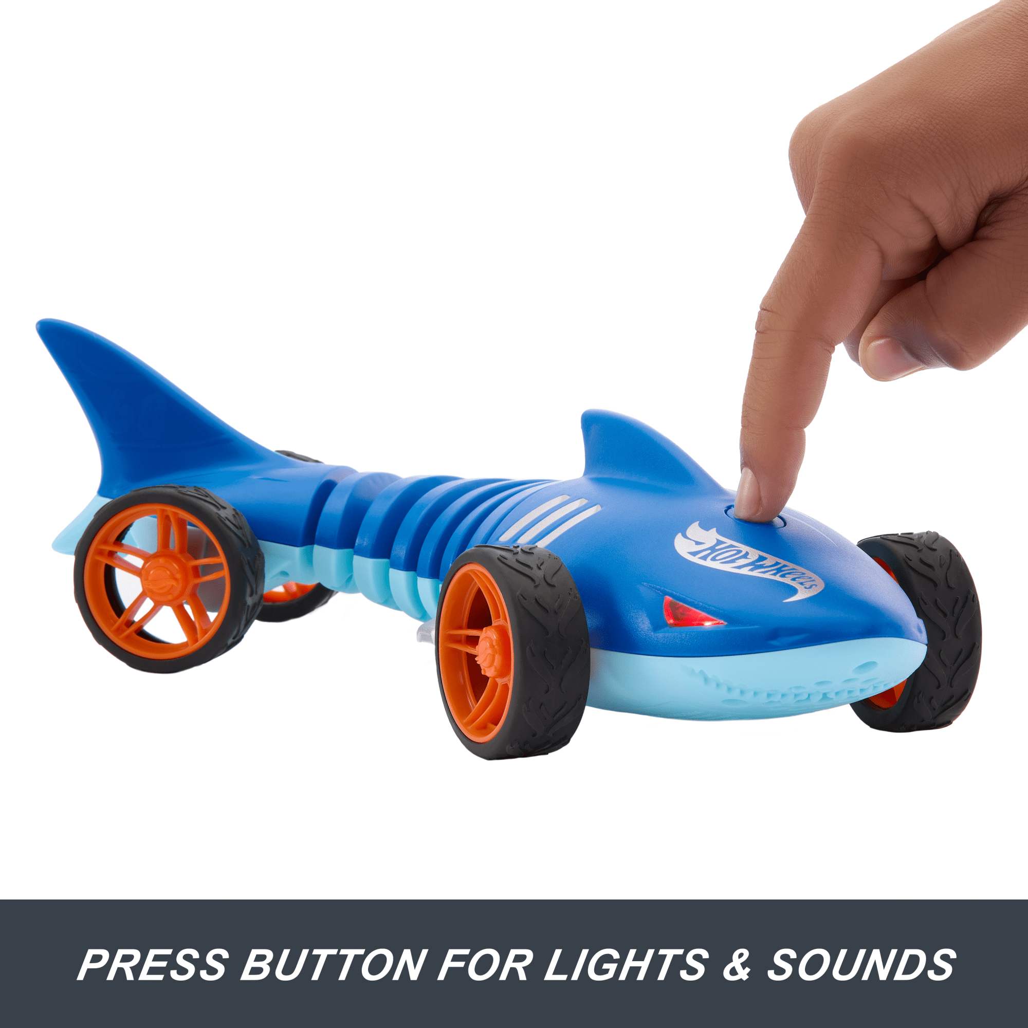 Hot Wheels RC 1:15 Scale Shark Speeder. Battery-Powered Remote-Control Vehicle - Image 3