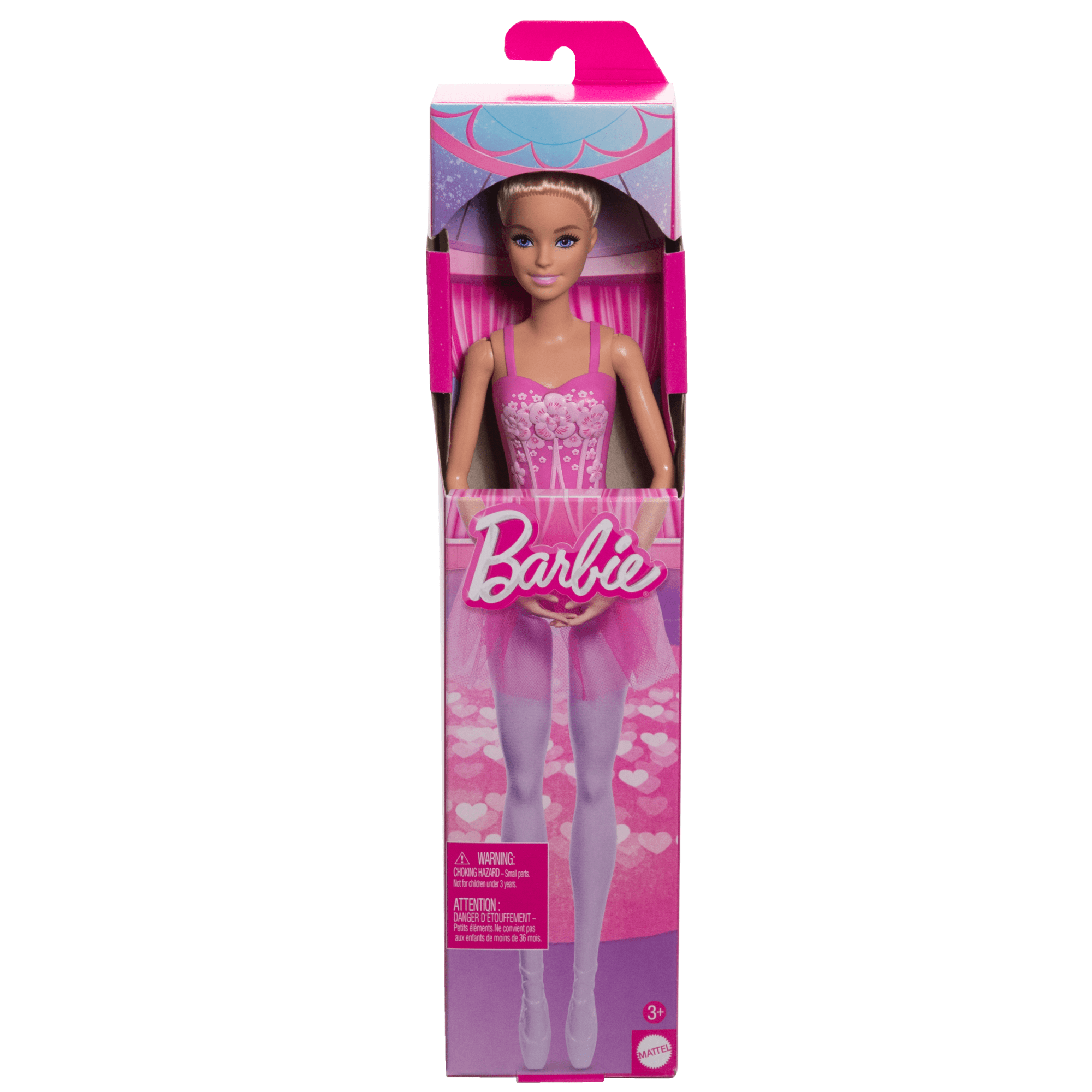 Barbie Ballerina Doll. Blonde Fashion Doll Wearing Purple Removable Tutu - Image 6