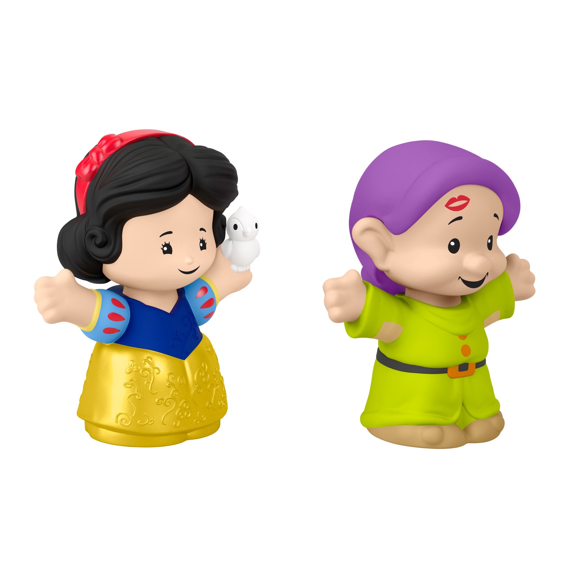 Little People Disney Princesa Juguete para Bebés Figuras de Blanca Nieves y Tontín - Image 2