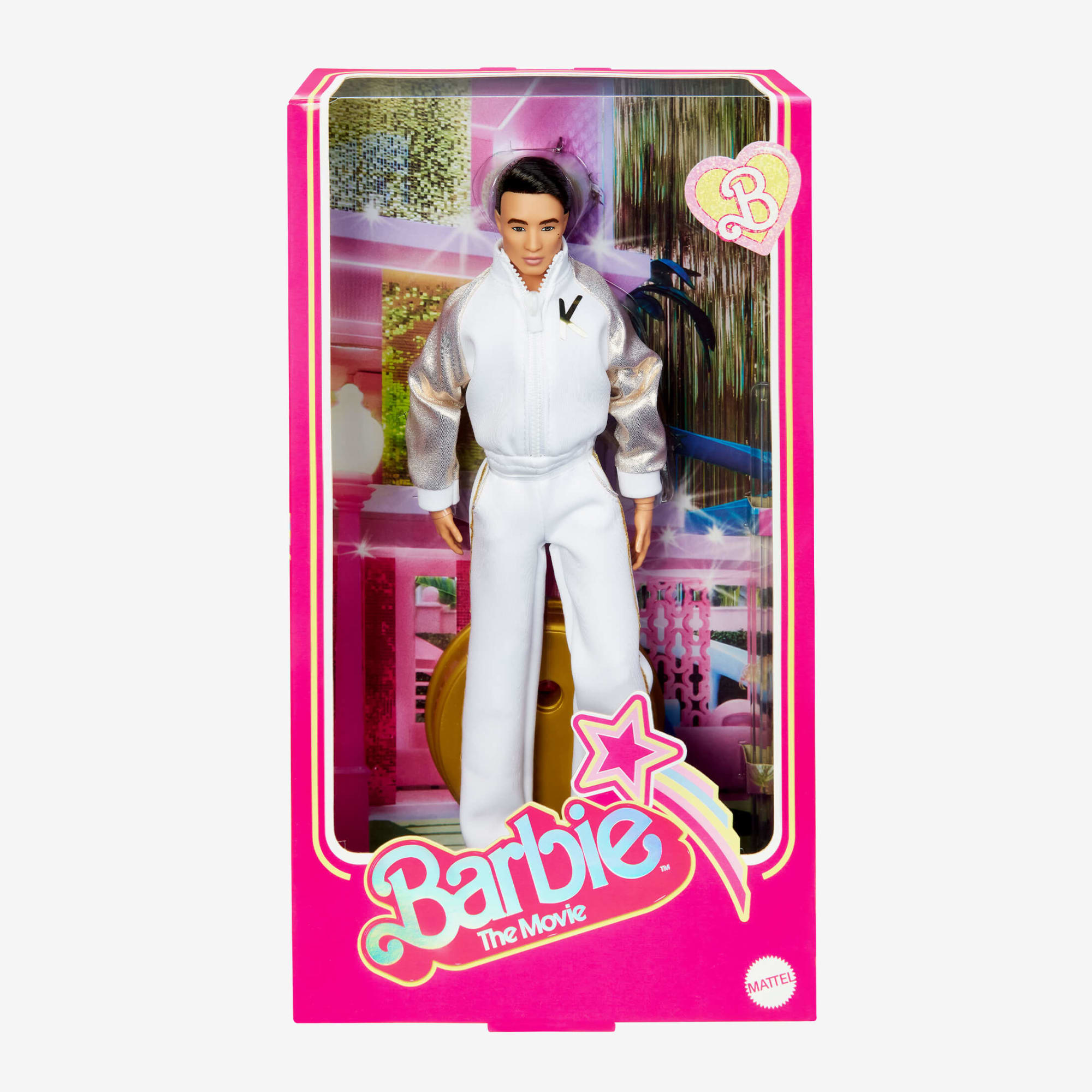 Ken Doll In White and Gold Tracksuit – Barbie The Movie - Image 16