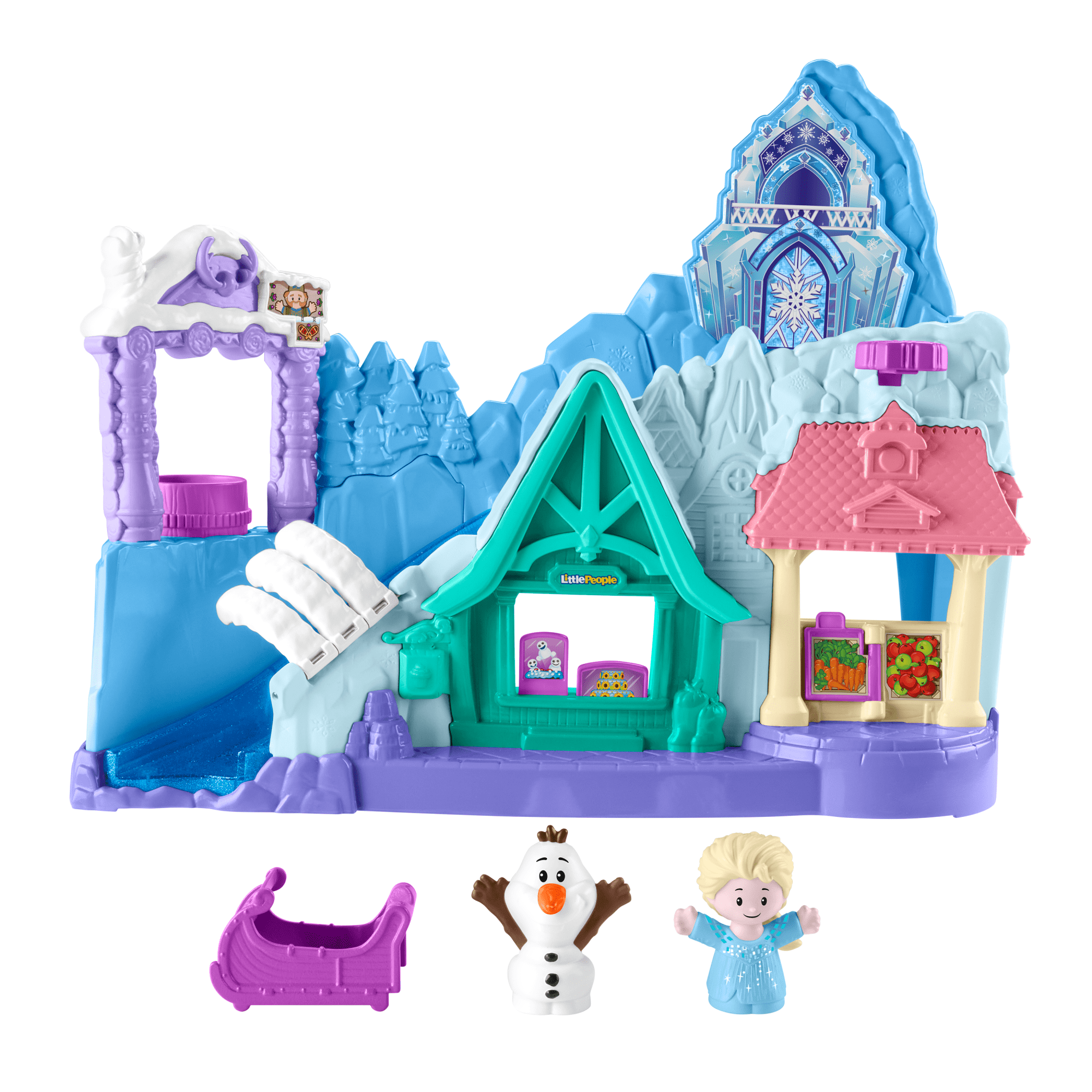 Little People Frozen Juguete para Bebés Aventuras en Trineo en Arendelle - Image 6