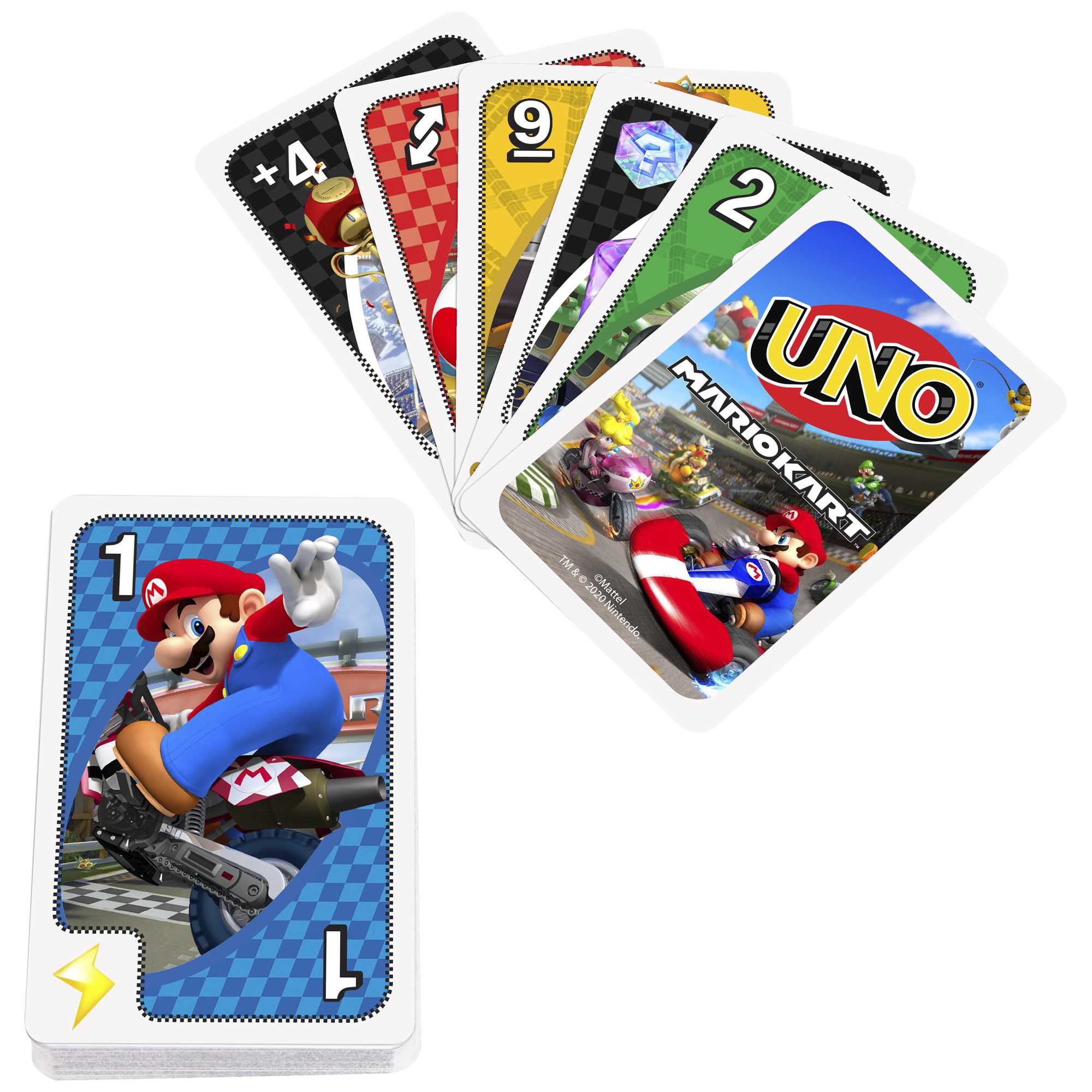 UNO Mario Kart Card Game With 112 Cards For Players 7 Years Old & Up - Image 3