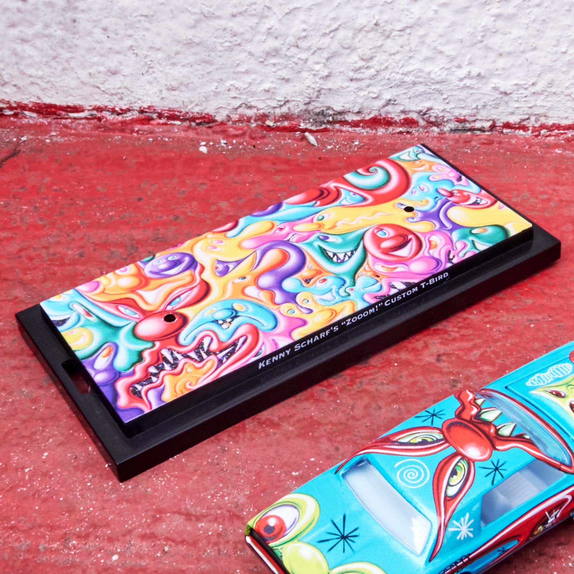 Hot Wheels x Kenny Scharf Signed Custom T-Bird - Image 16