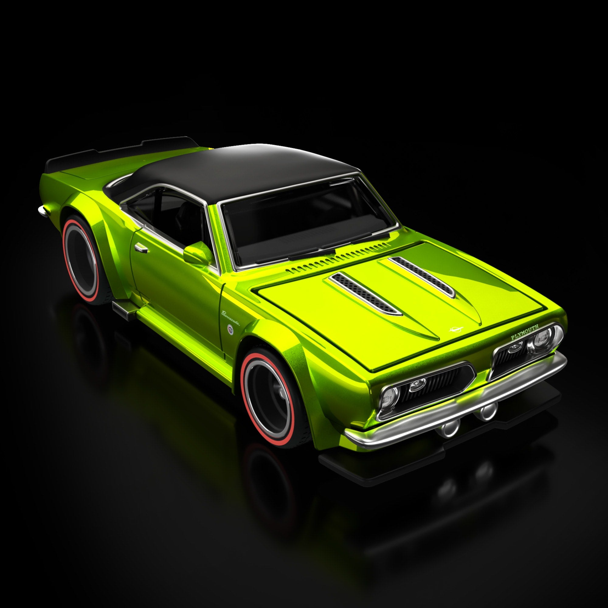 Hot Wheels RLC Exclusive sELECTIONs 1968 Custom Plymouth Barracuda - Image 7
