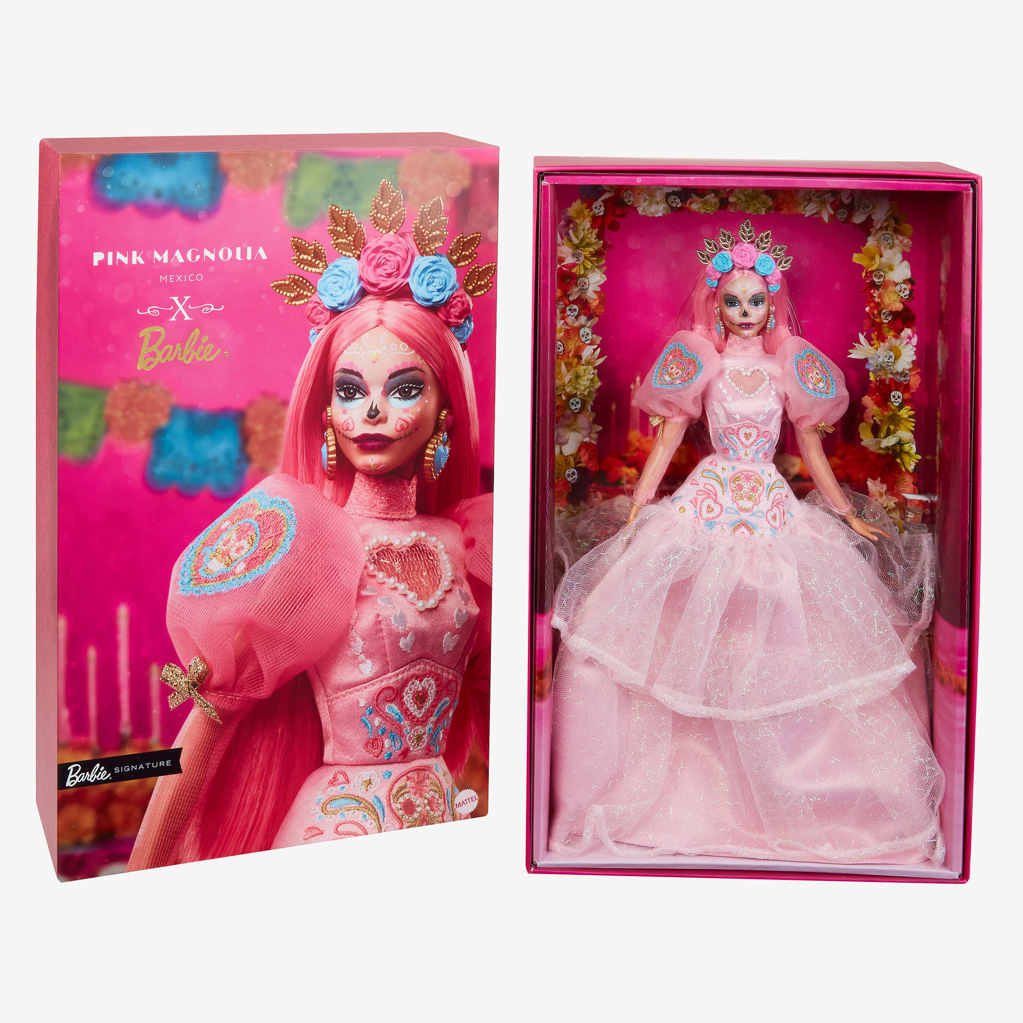2023 Día De Muertos Barbie x Pink Magnolia Doll - Image 16