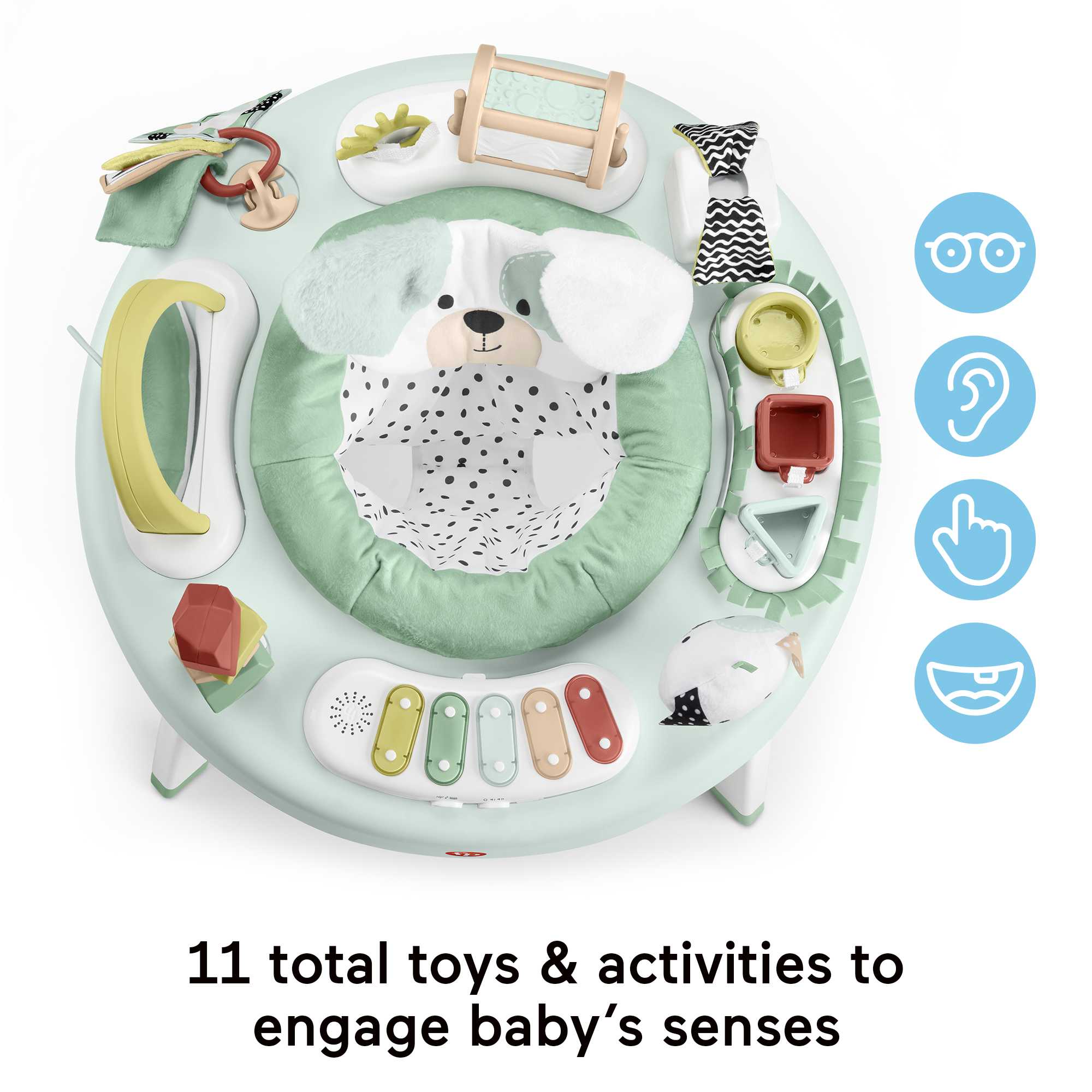 Fisher-Price 3-in-1 Baby Activity Center With Lights & Sounds. Play Mat. Toddler Toy. Snugapuppy - Image 5
