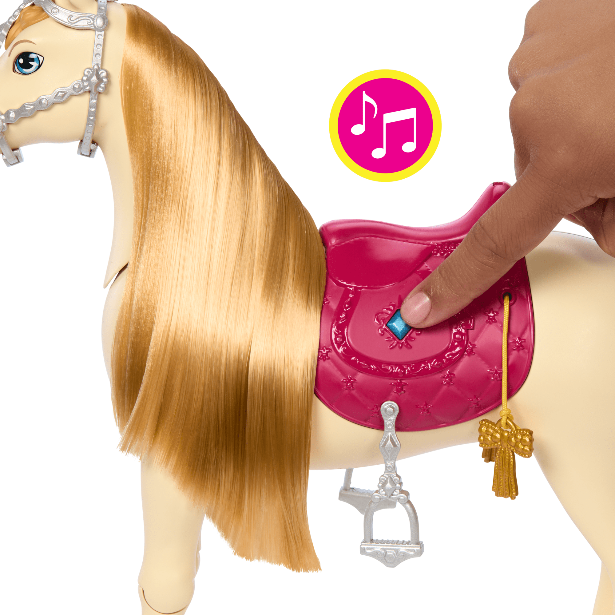 Barbie Detetive A Grande Corrida de Cavalos Conjunto de Brinquedo Cavalo com o Acessório - Image 5