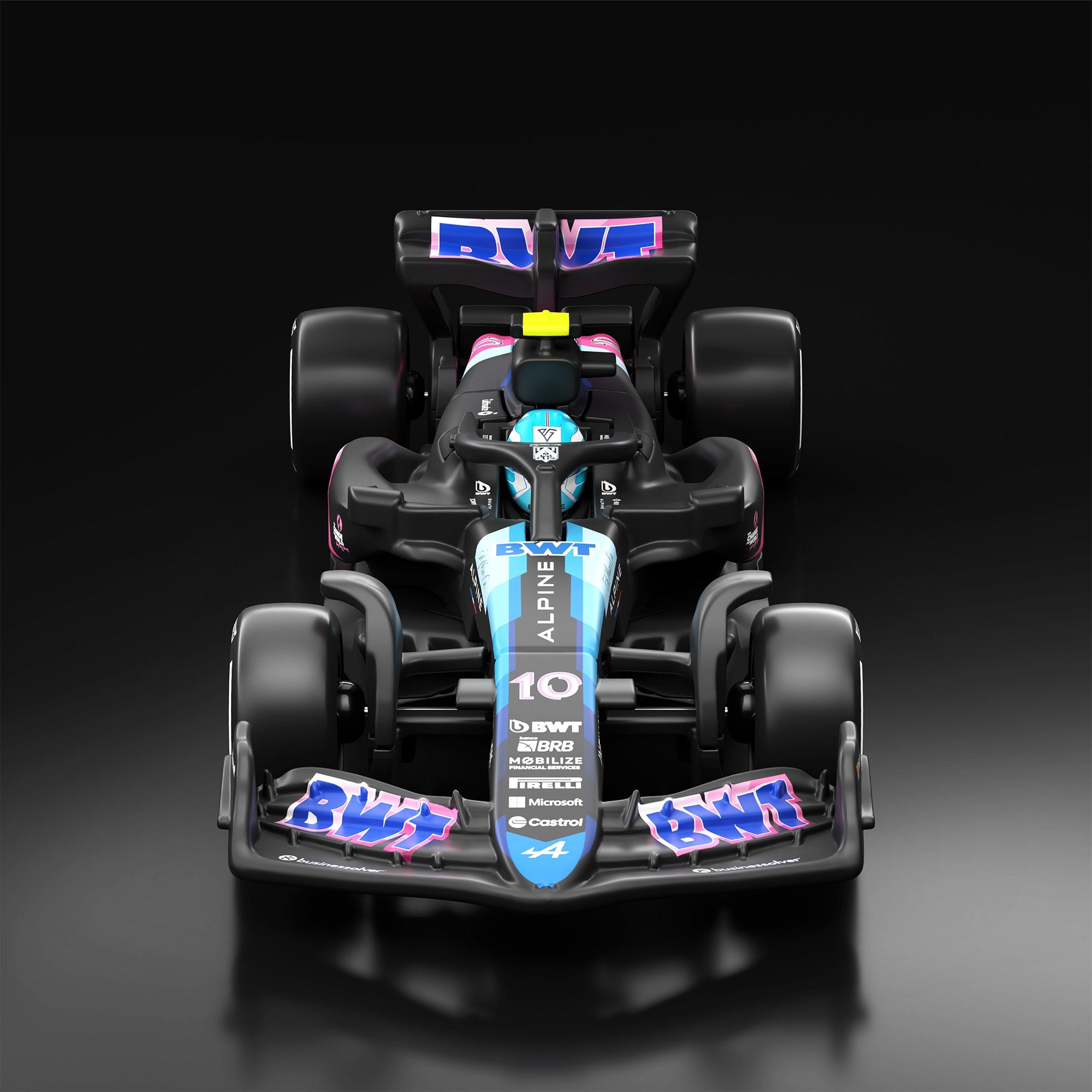 Hot Wheels F1 Series: 2024 BWT Alpine F1 Team A524 Car #10 - Image 2