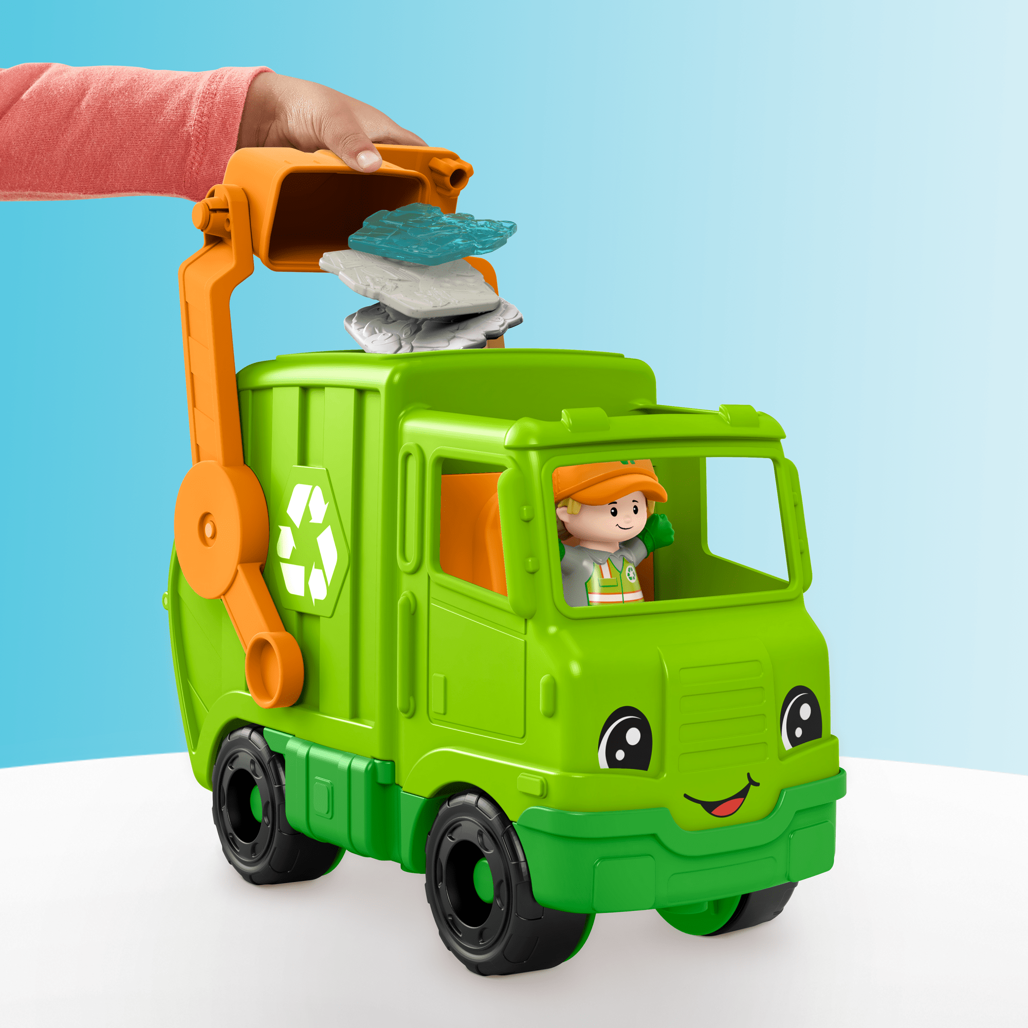 Fisher-Price Little People Camion de Recyclage Musical. 5Éléments - Image 3