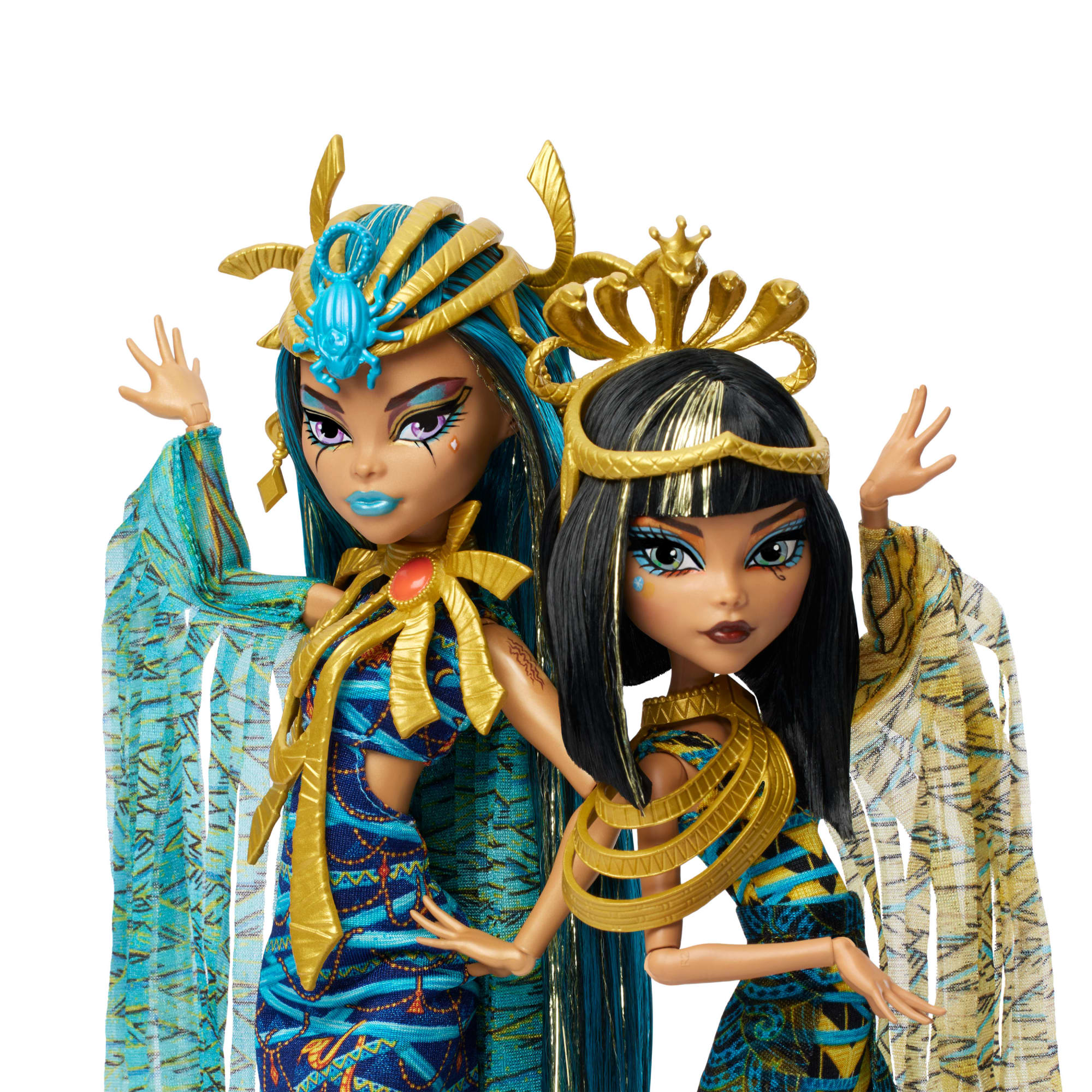 Monster High Mummy Majesties Cleo and Nefera De Nile Collectible Doll Two-Pack - Image 2