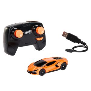 Hot Wheels RC 1:64 Scale Lamborghini Revuelto. Battery-Powered Remote Control & Rechargeable Car
