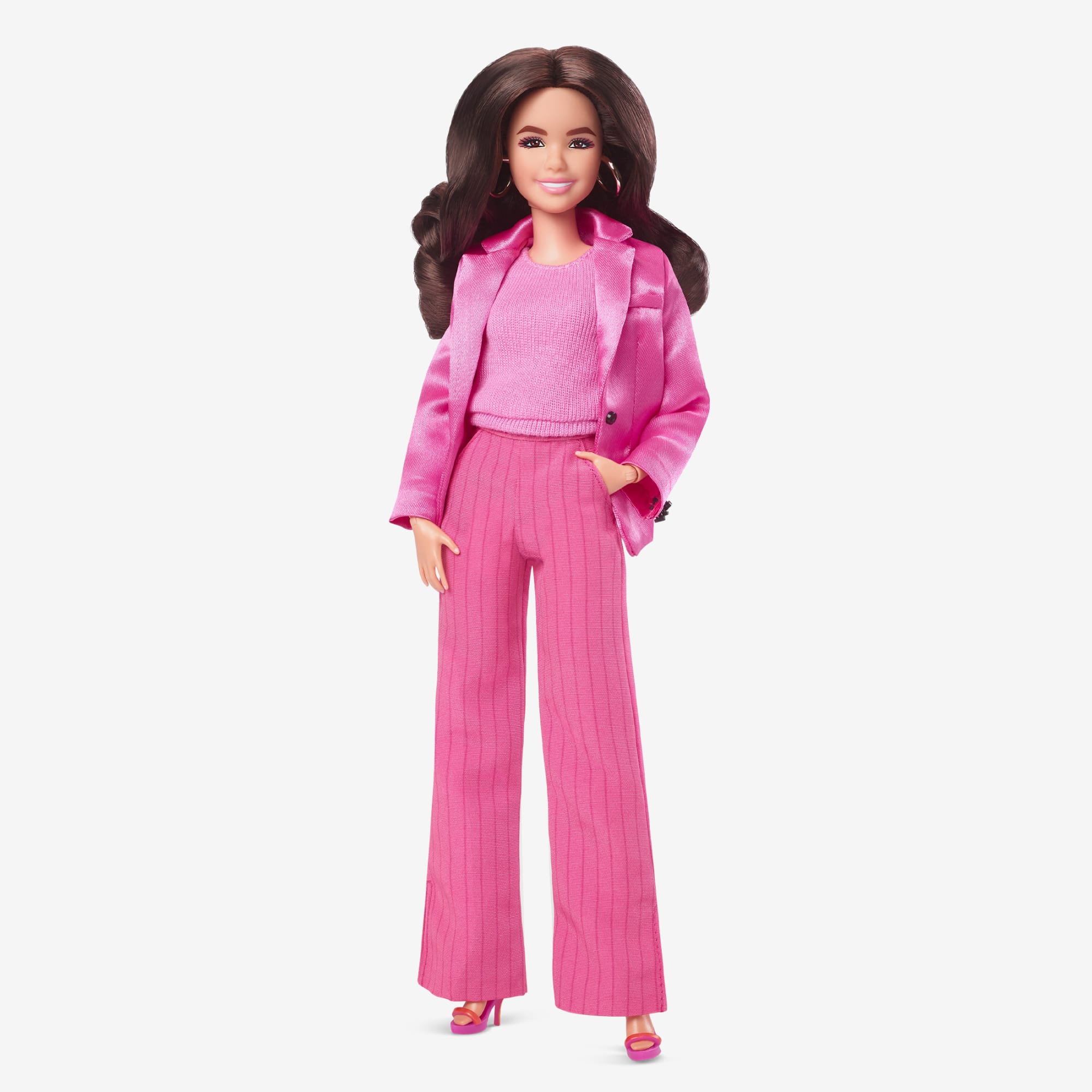Gloria Doll Wearing Pink Power Pantsuit – Barbie The Movie - Image 2