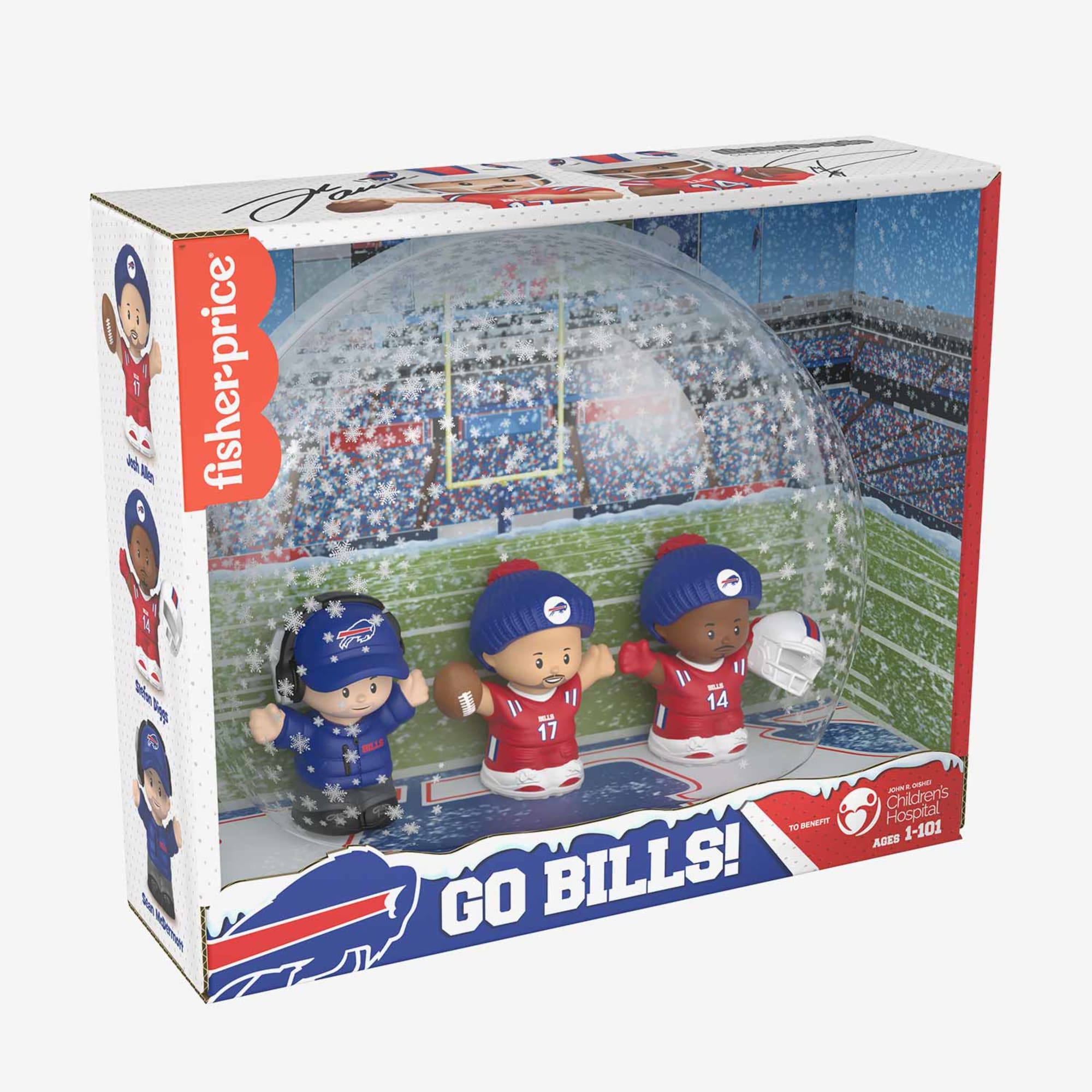 Fisher-Price Little People Go Bills Figure Set - Image 6