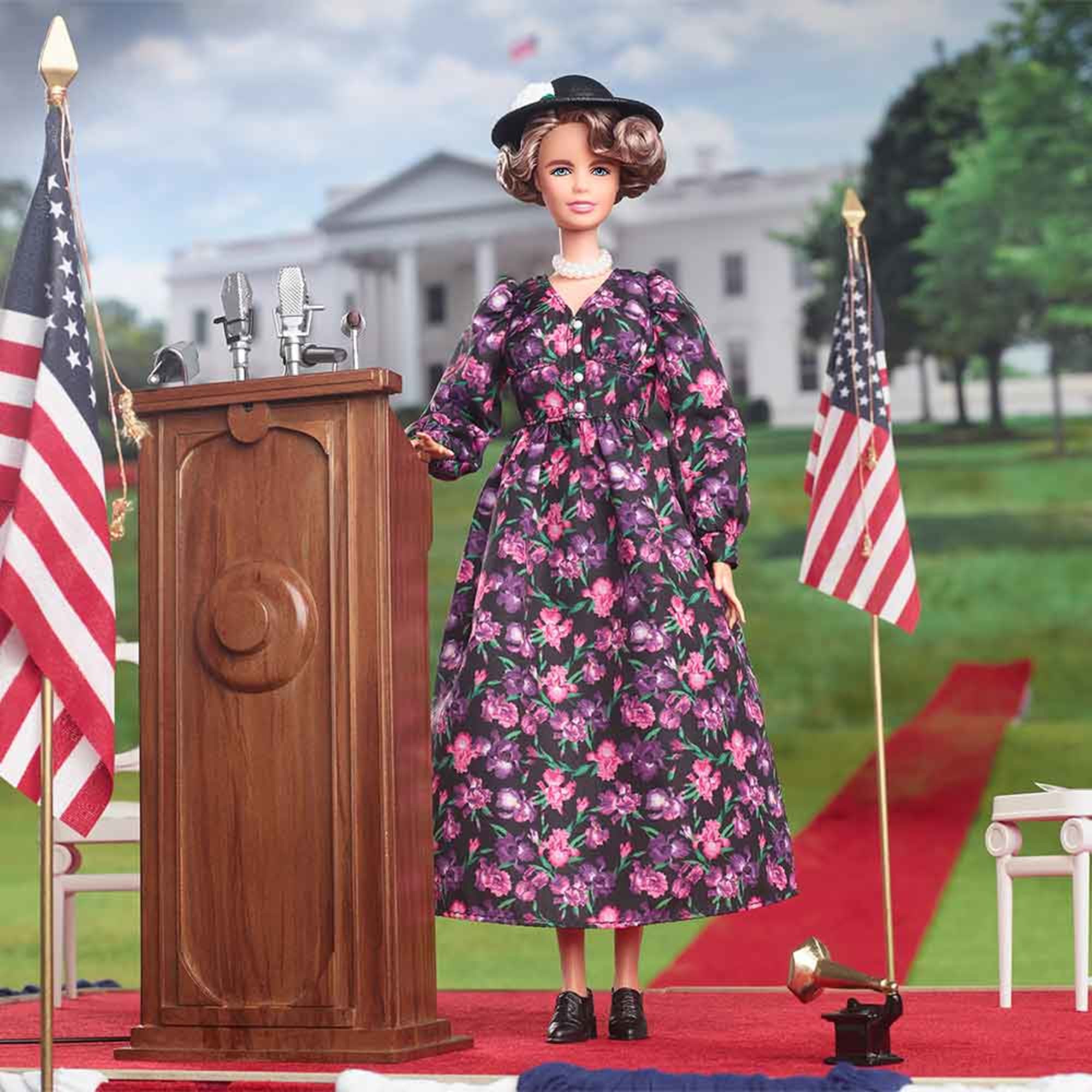Eleanor Roosevelt Barbie Inspiring Women Doll - Image 2