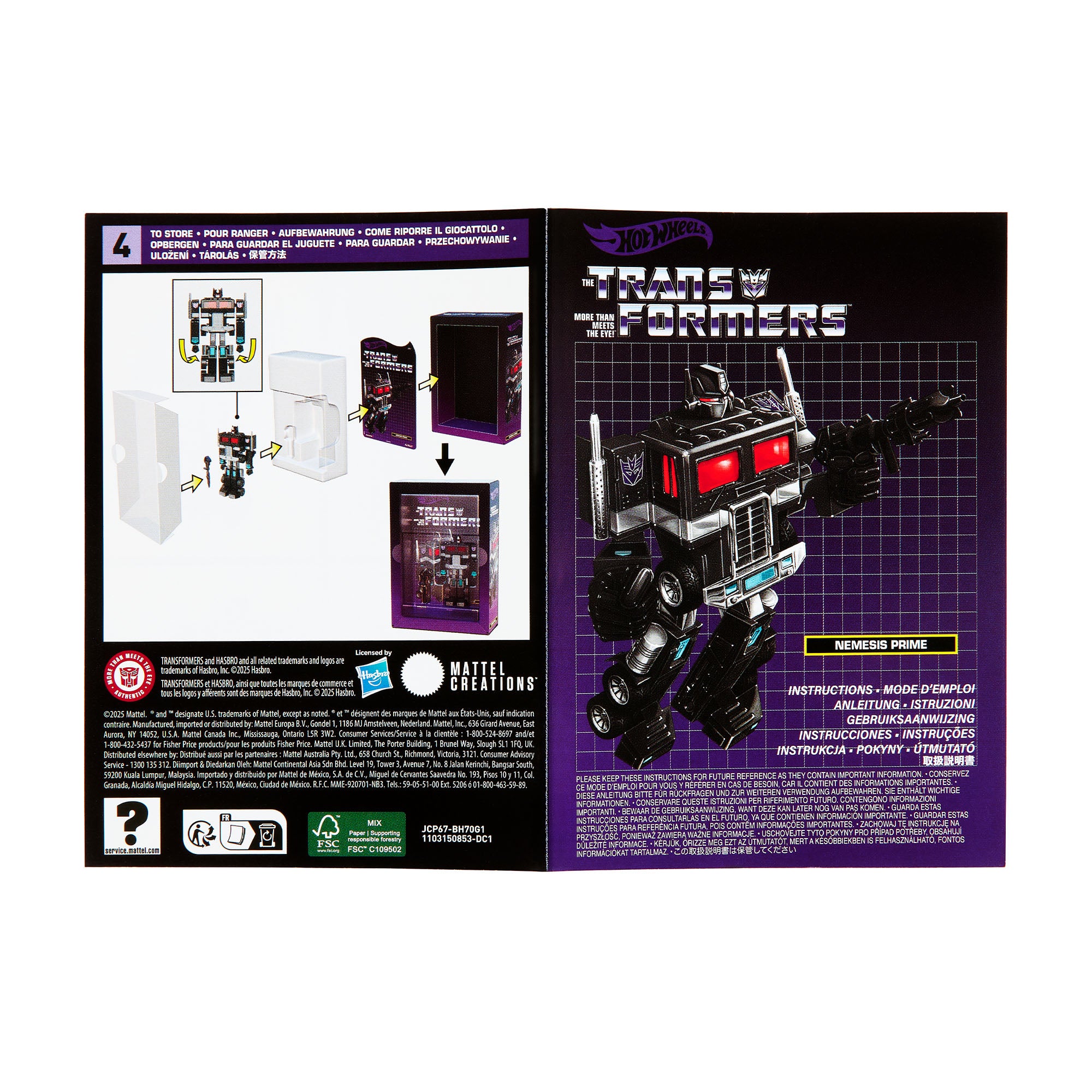 Hot Wheels Transformers Nemesis Prime - Image 21