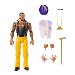 WWE Elite Legends Godfather Action Figure & Accessories. Series 26 Collectible Set. 6-inch