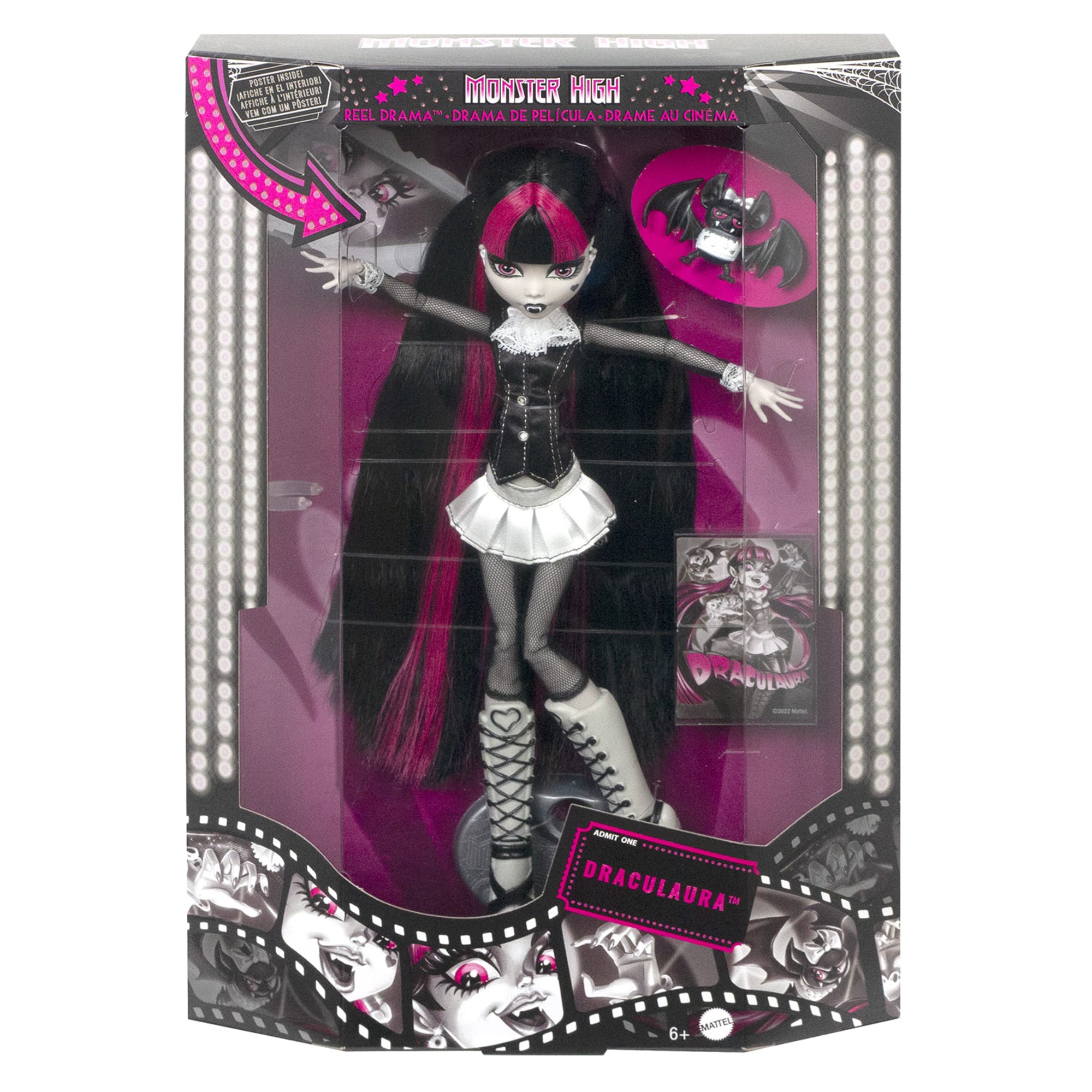 Monster High Reel Drama Draculaura Doll - Image 5