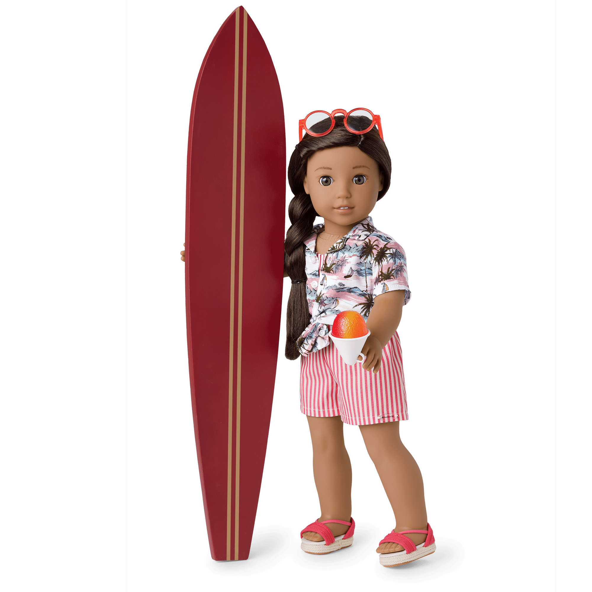 Nanea's™ Swimsuit & Beach Accessories for 18-inch Dolls (Historical Characters)
