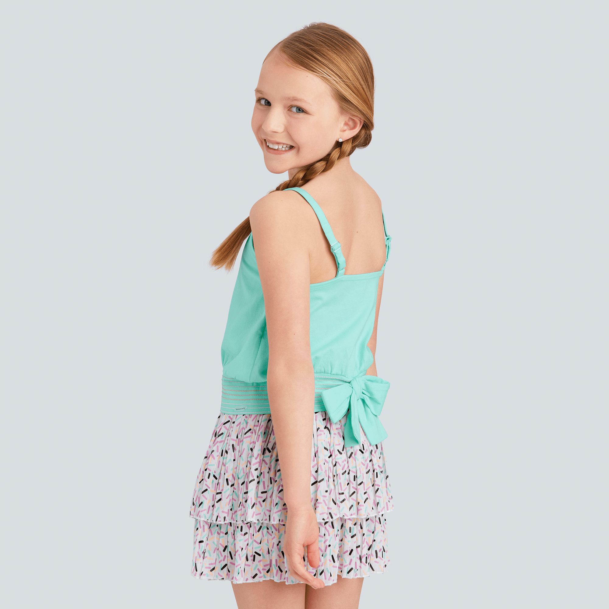 Minty Sweet Tank Top for Girls - Image 5