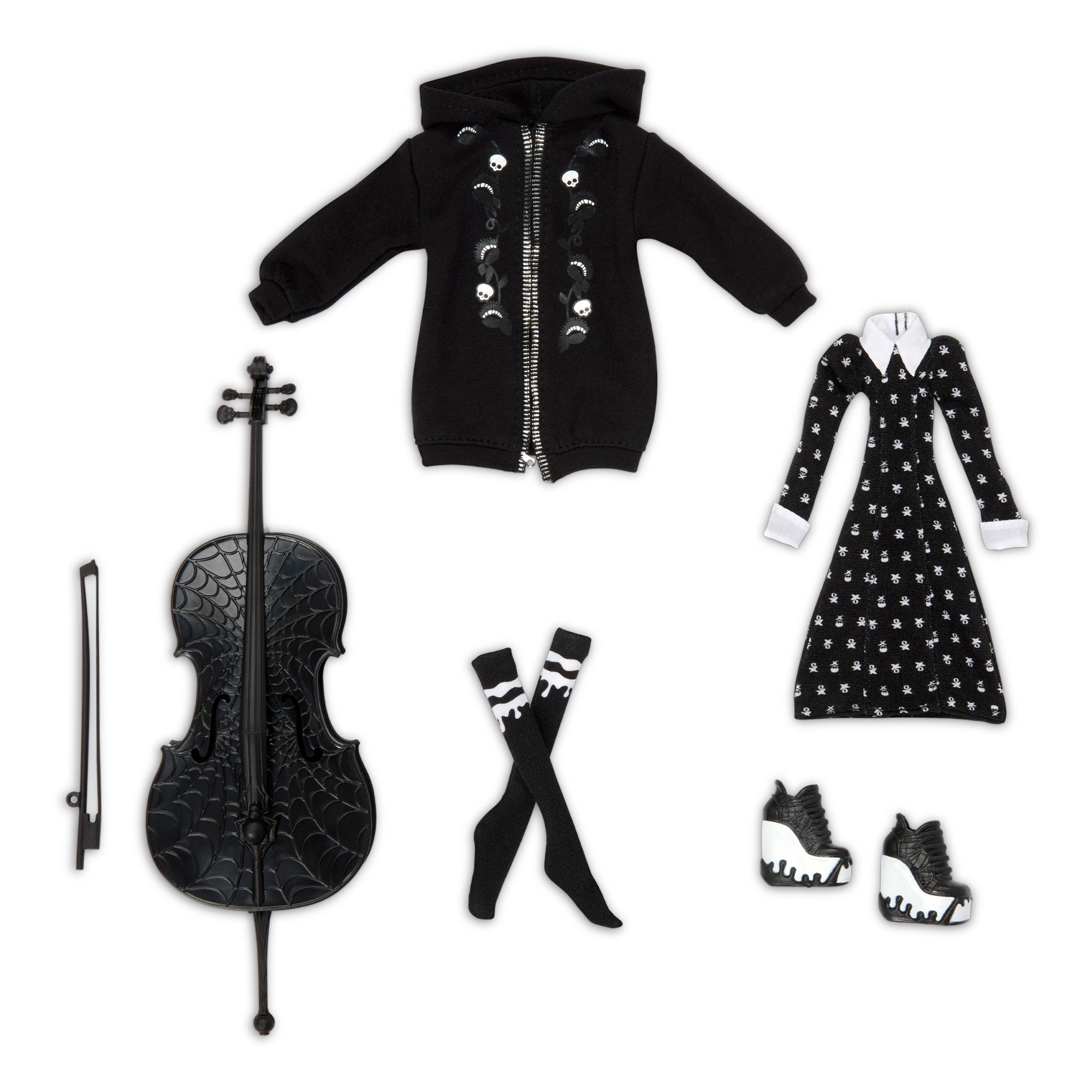 Mattel Creations Exclusive Paint It Black Fashion Pack - Image 3