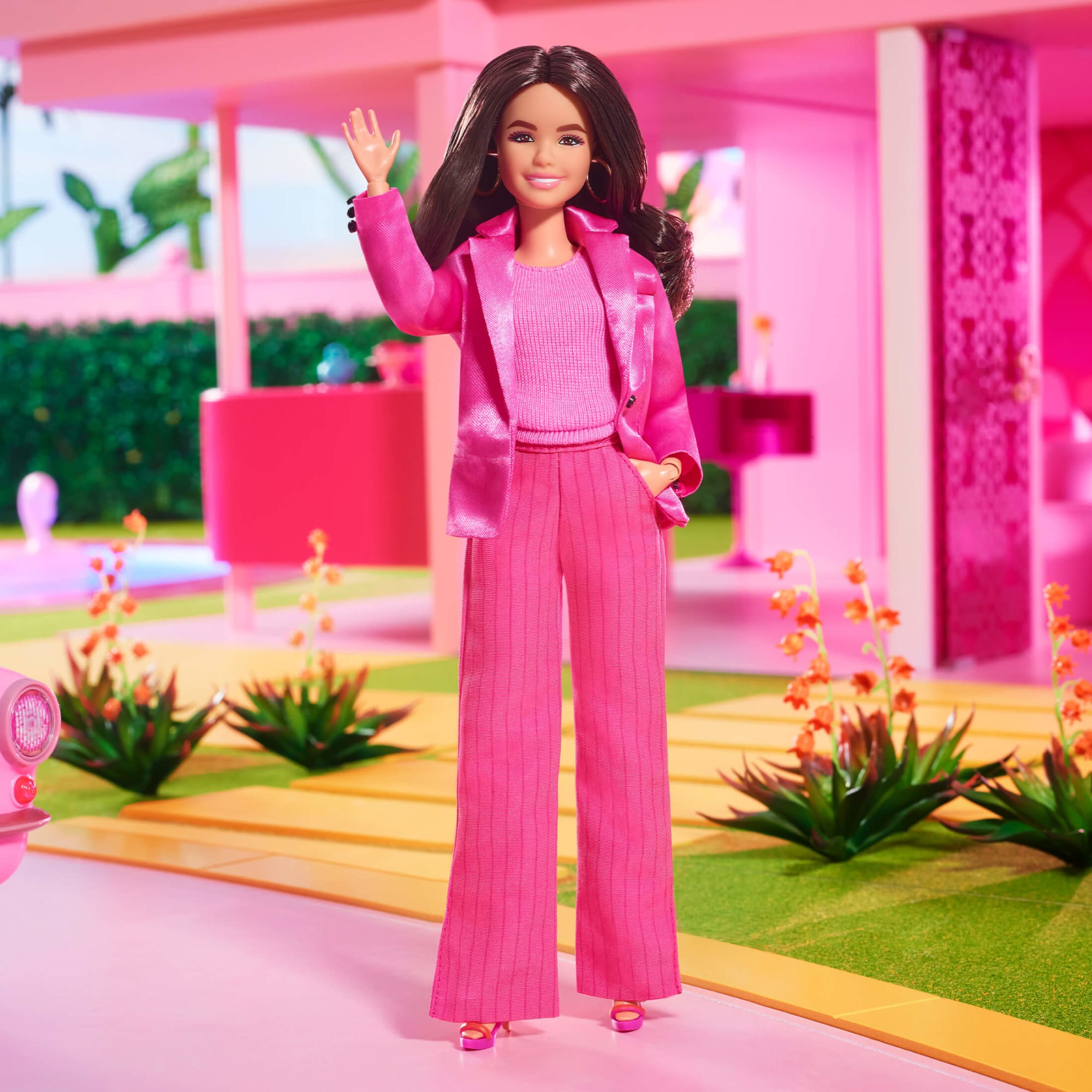 Gloria Doll Wearing Pink Power Pantsuit – Barbie The Movie - Image 5