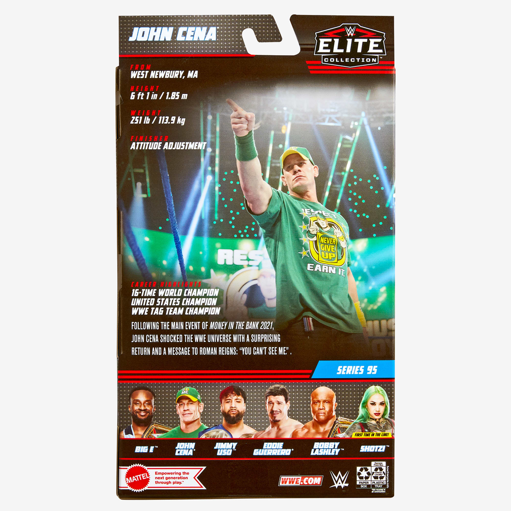 WWE John Cena Elite Collection Action Figure - Image 9