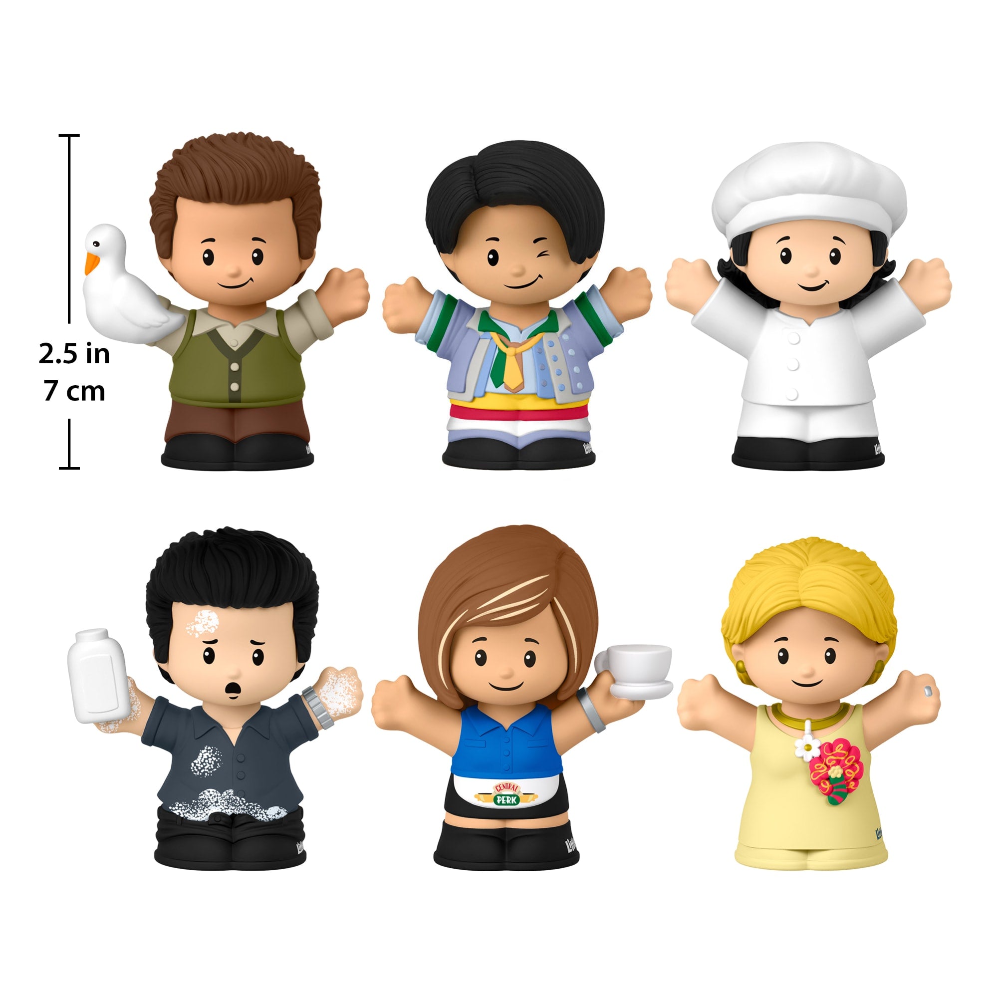 Little People Collector Friends TV Series Special Edition Set For Adults & Fans. 6 Figures - Image 3