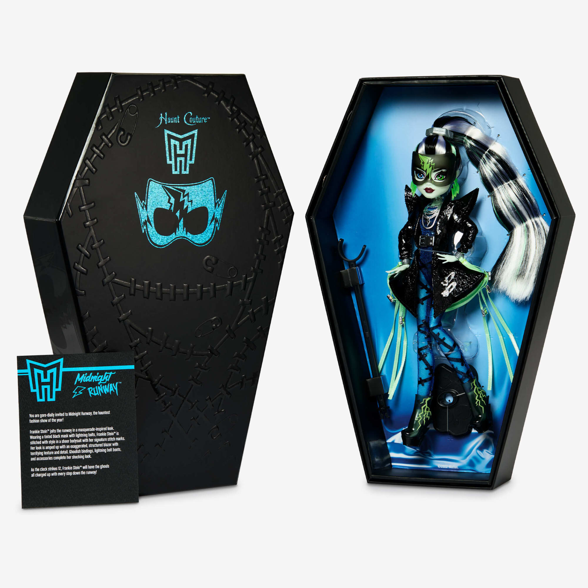 Monster High Haunt Couture Midnight Runway Frankie Stein Doll - Image 6