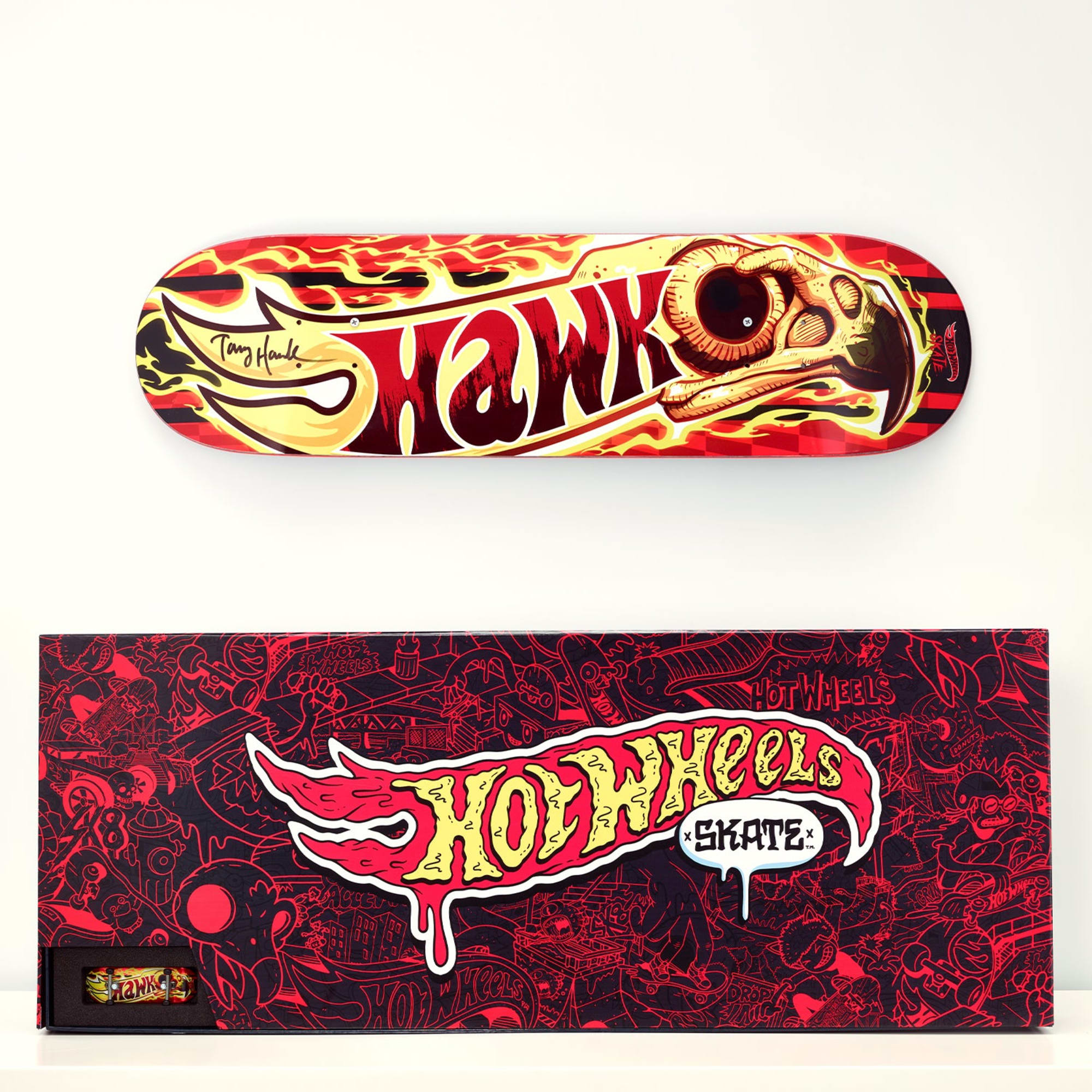 Tony Hawk x Hot Wheels Skate. Wildfire Deck & Fingerboard - Image 4