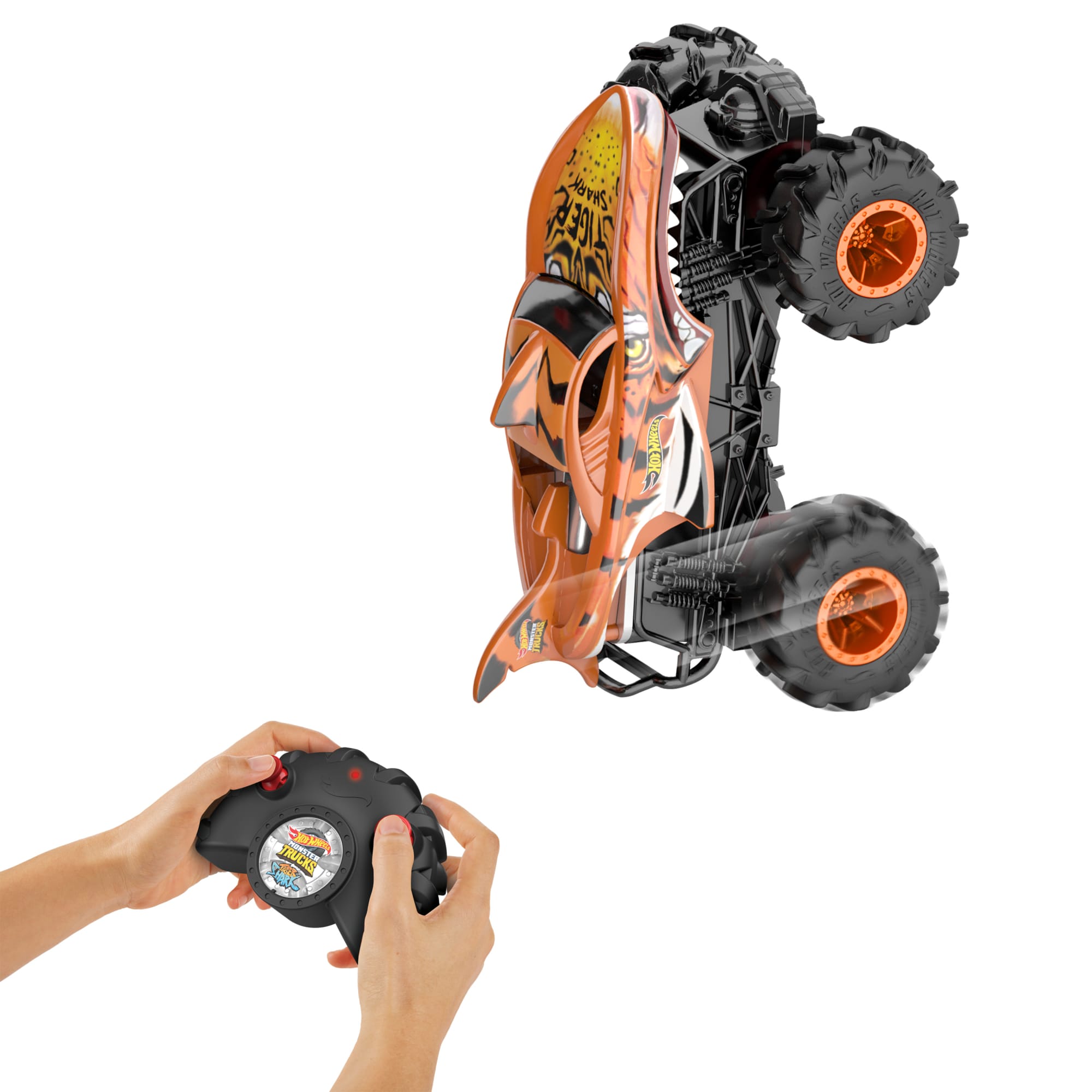 Hot Wheels Monster Trucks Téléguidé Hw Tiger Shark Rc. Échelle1:24 - Image 5