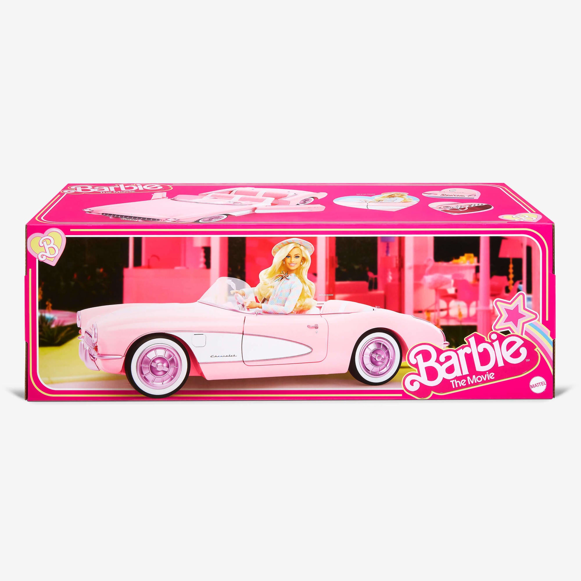Barbie The Movie Pink Corvette Convertible - Image 11