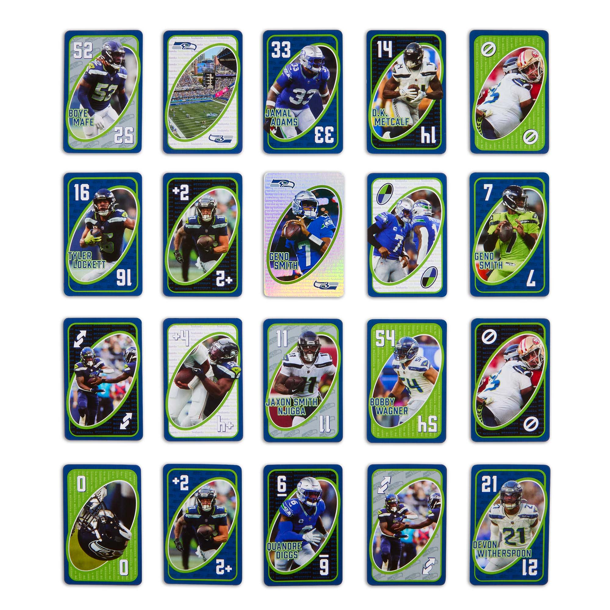 UNO Fandom NFL Seattle Seahawks Game Deck - Image 6