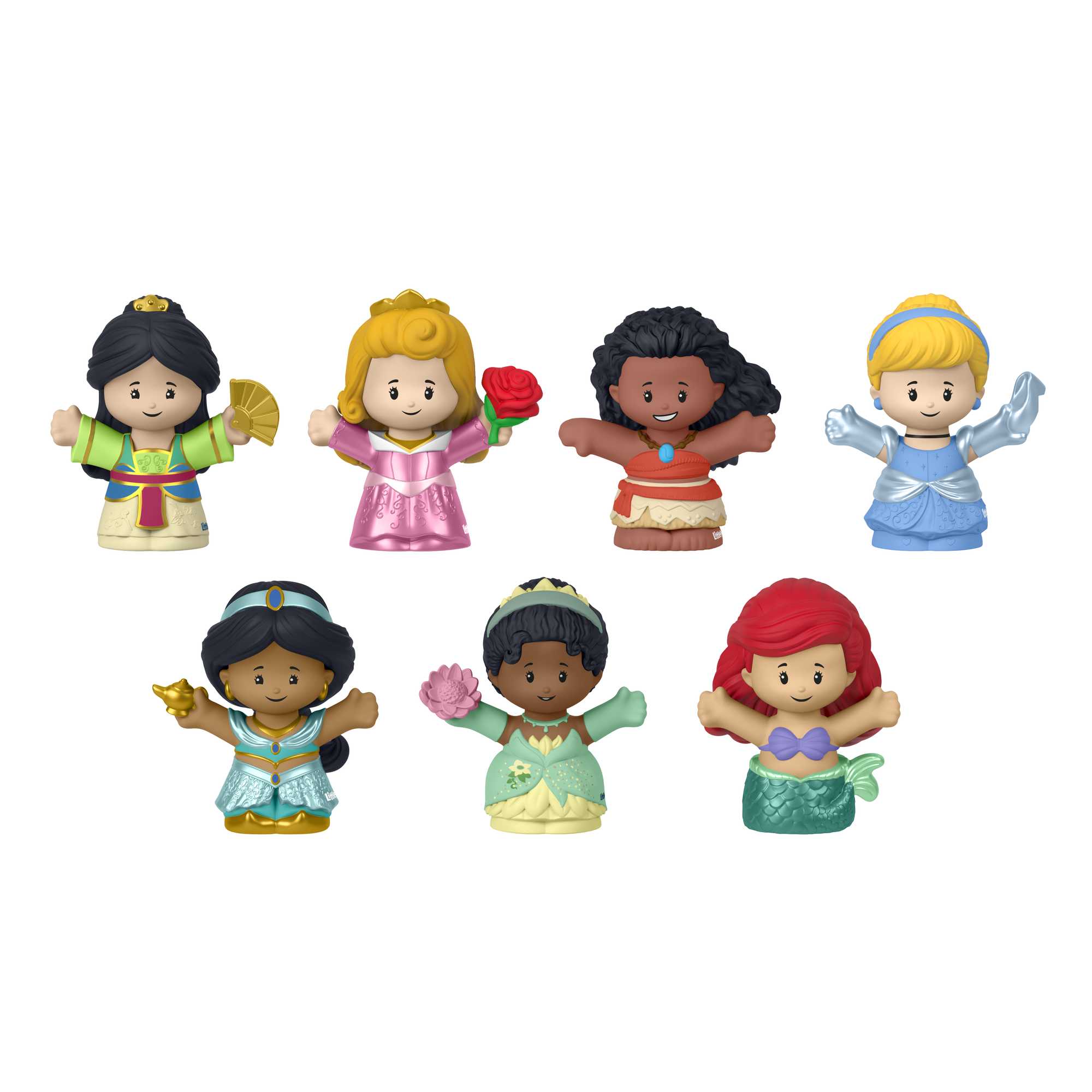 Fisher-Price-Disney-Little People-Coffret Figurines Princesses. Bambin - Image 4