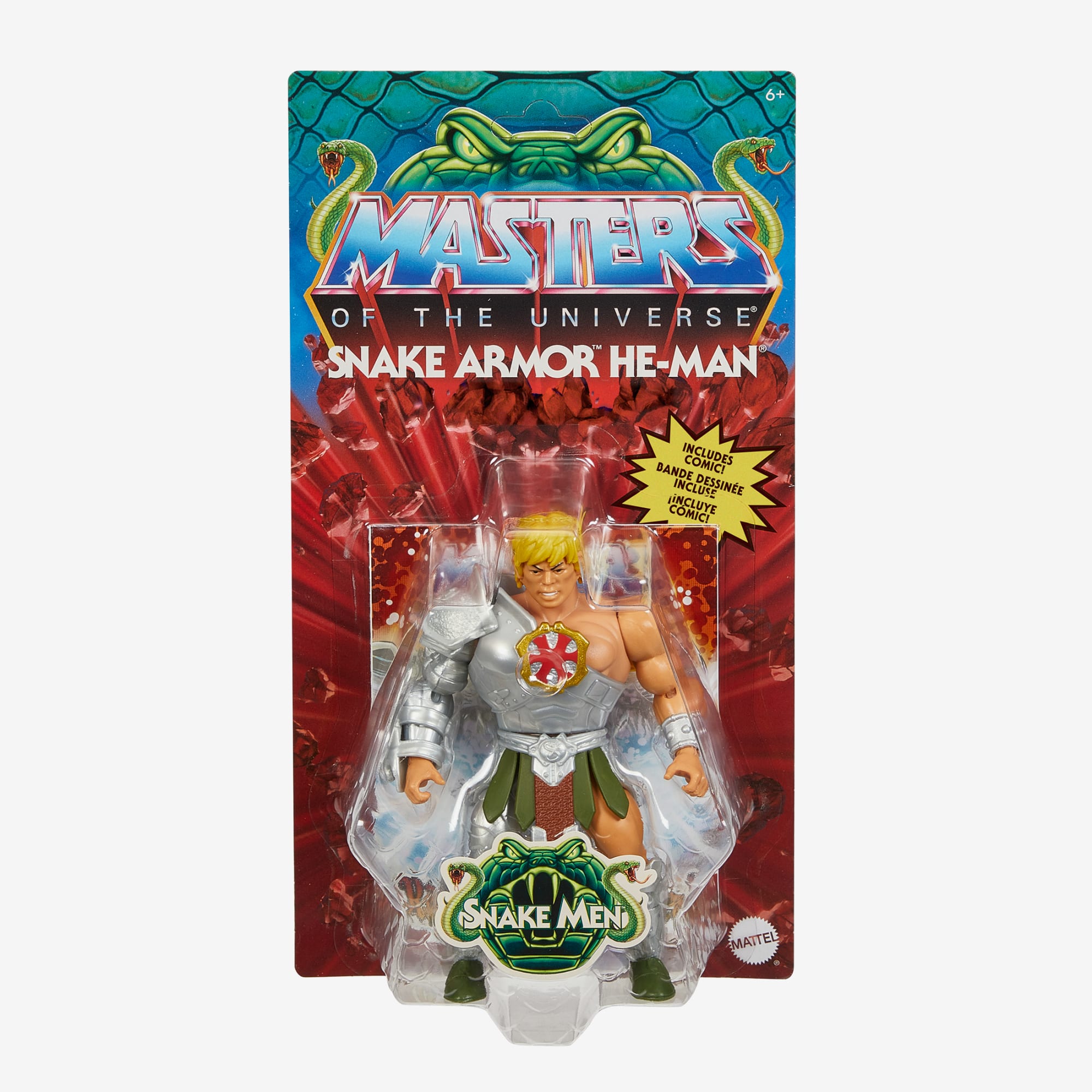 Masters of the Universe Origins Snake Armor He-Man Action Figure - Image 6