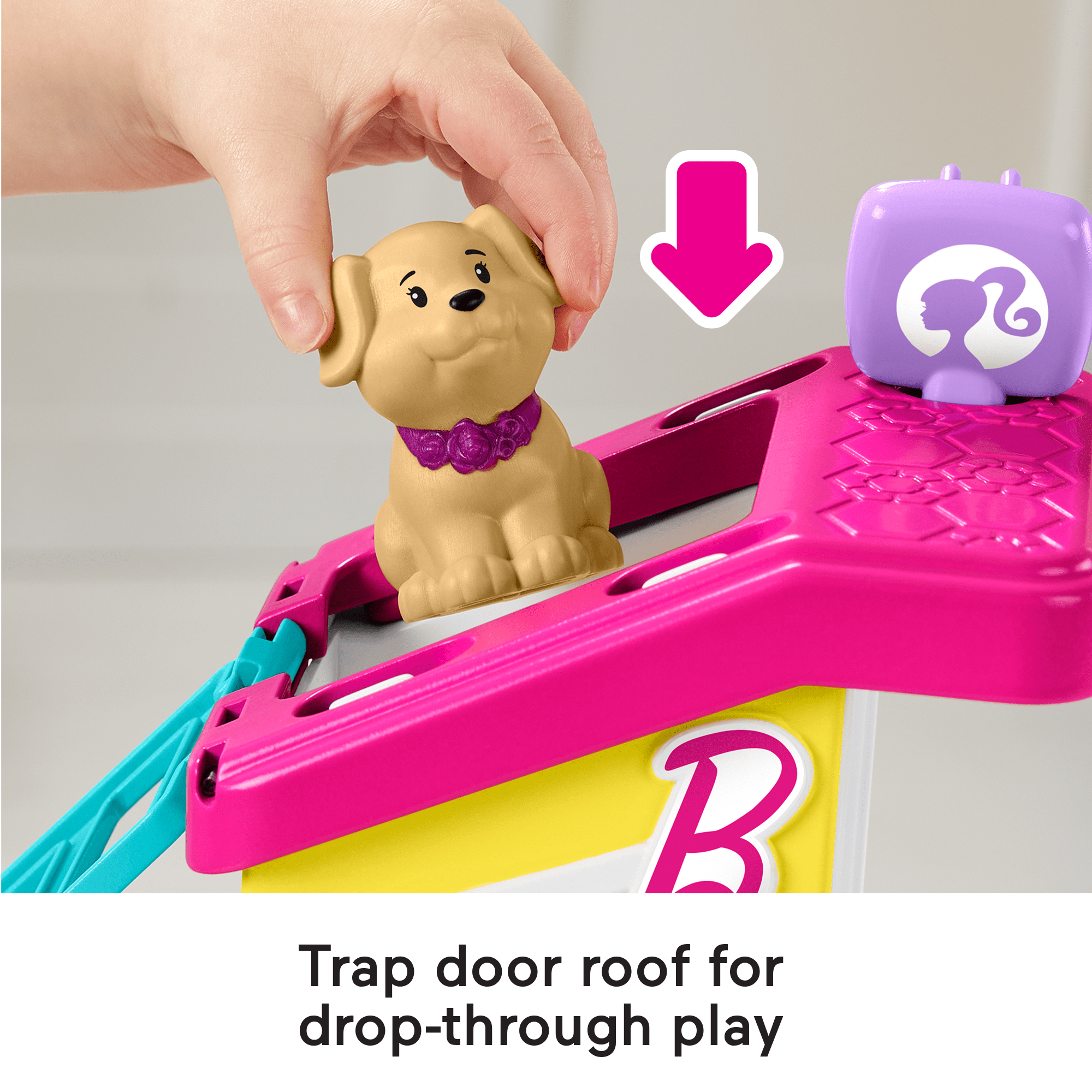 Little People Barbie Playset With Music And Sounds. Play And Care Pet Spa. Toddler Toy. 4 Pieces - Image 4