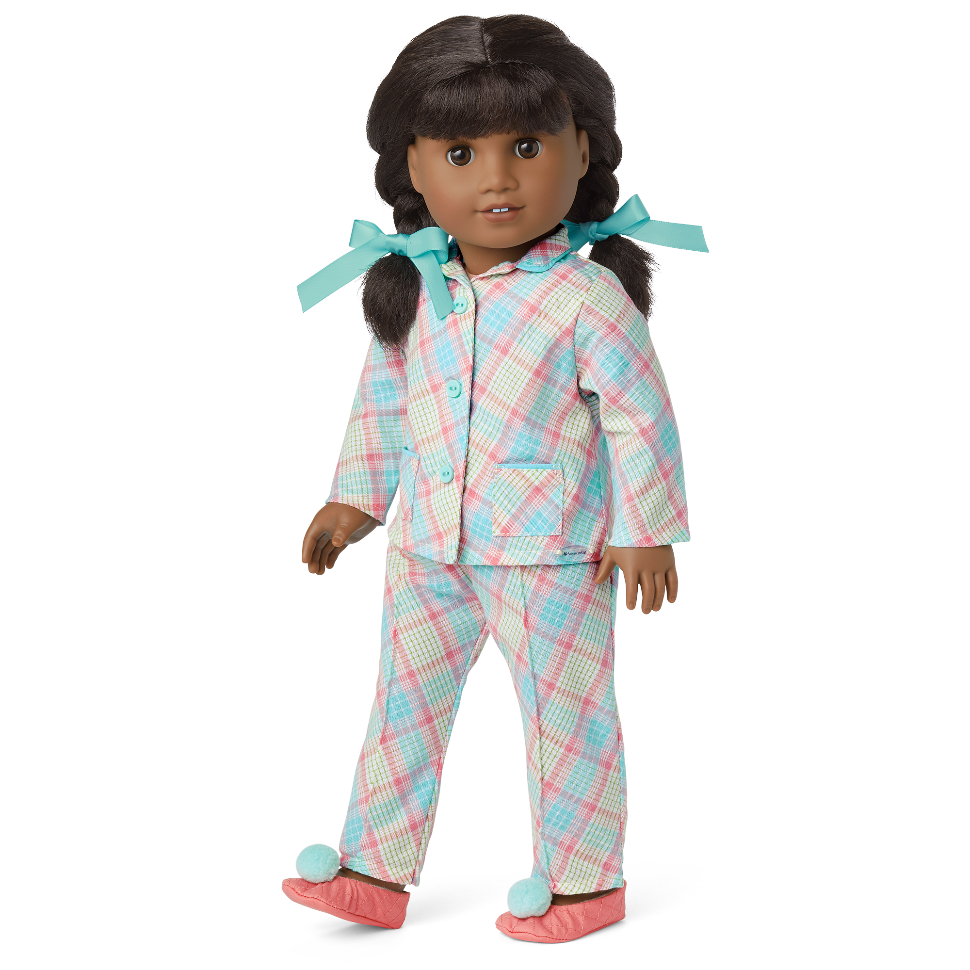 Melody's™ Plaid Pajamas for 18-inch Dolls (Historical Characters) - Image 2