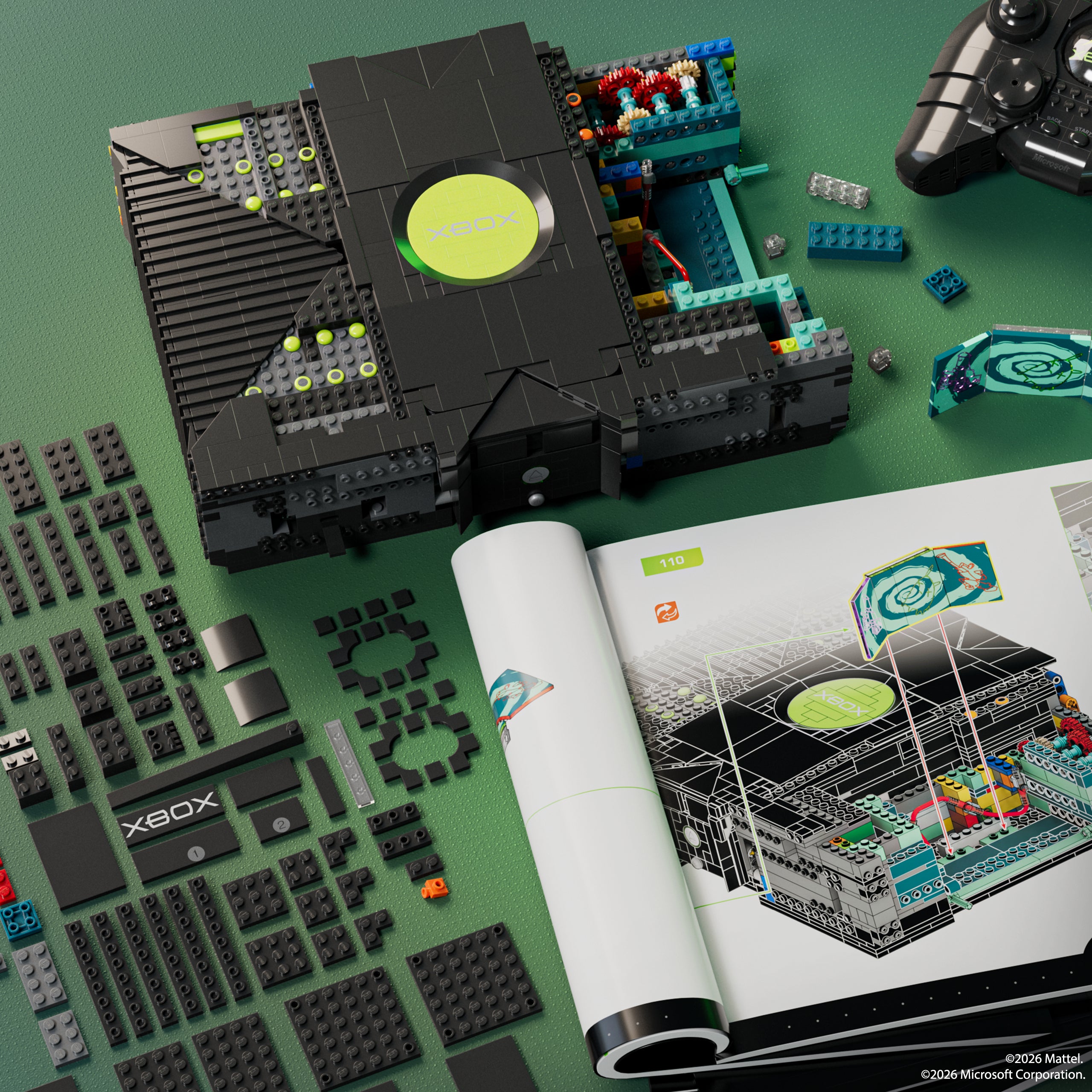 Mattel Brick Shop Microsoft Xbox Building Toy Kit - Image 2