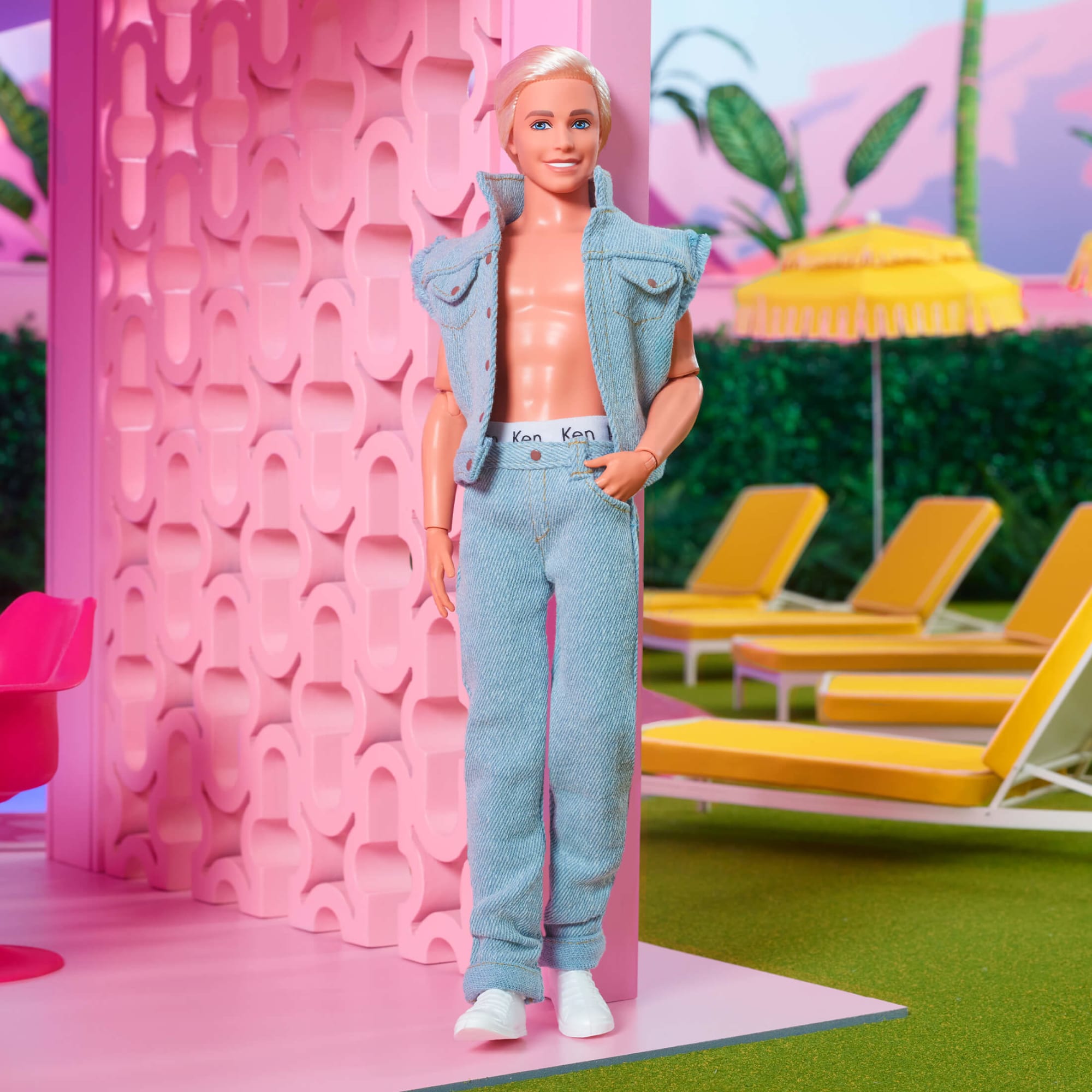 Ken Doll Wearing Denim Matching Set – Barbie The Movie - Image 8