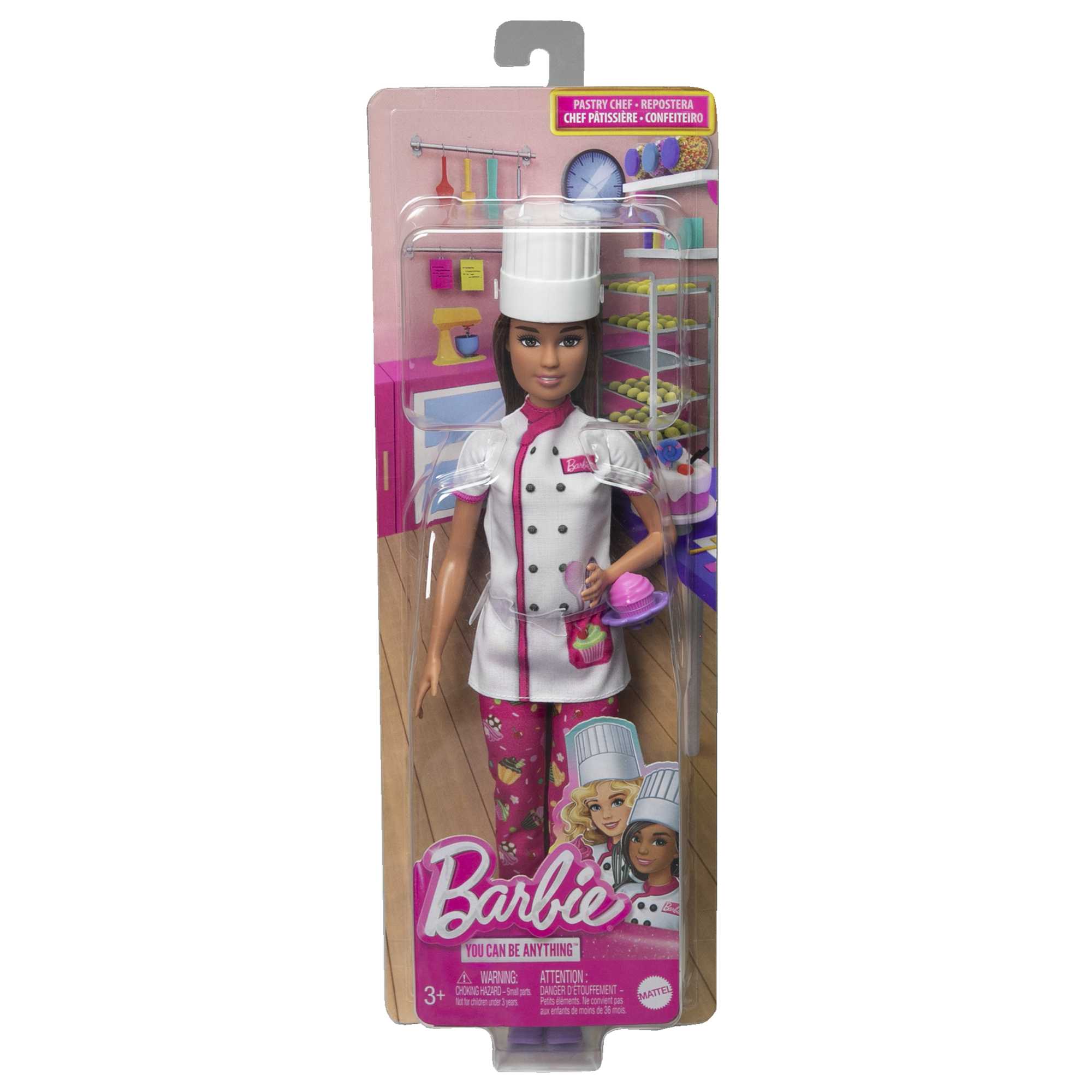 Barbie-Métiers-Poupée Barbie Cheffe Pâtissière et Accessoires - Image 6