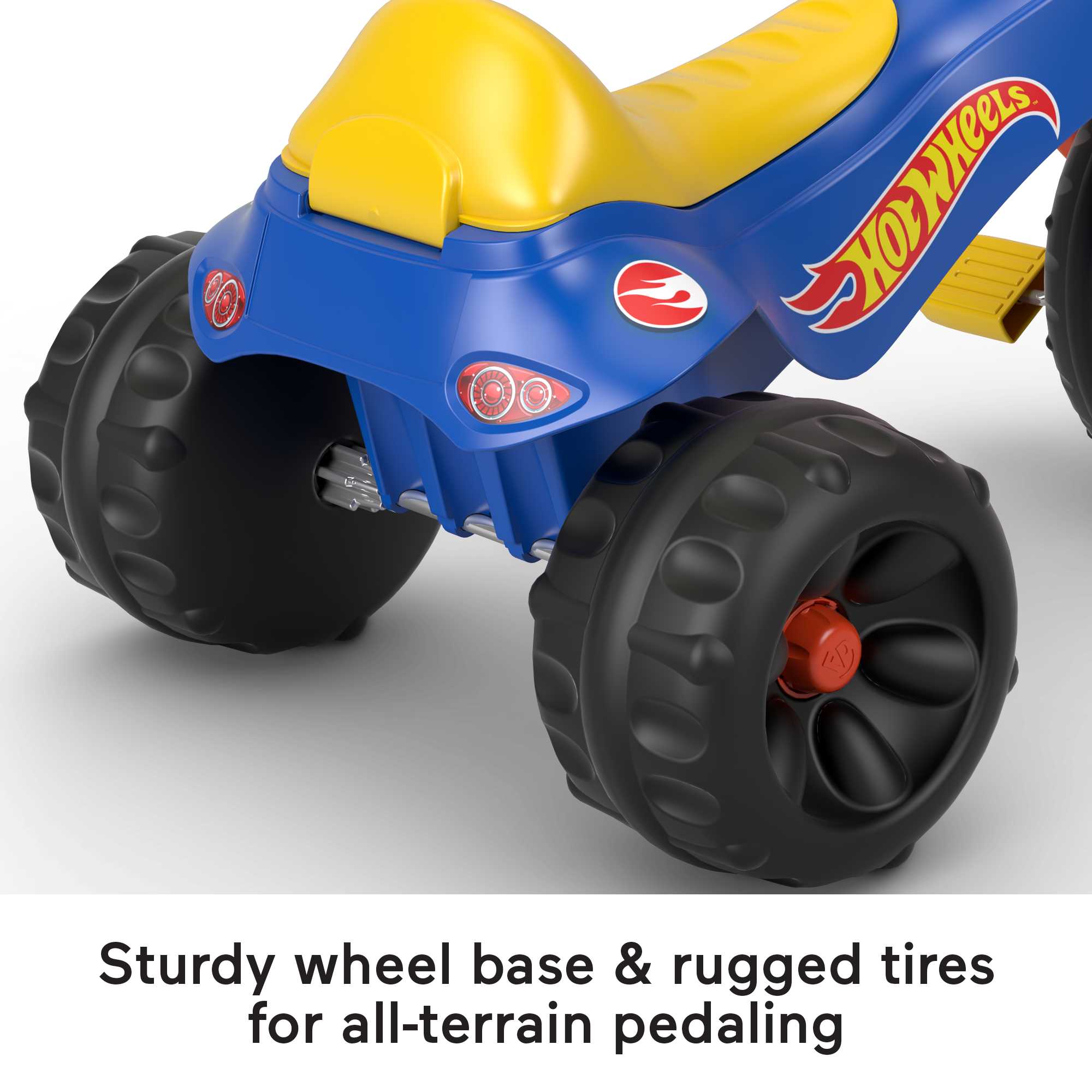 Fisher-Price Hot Wheels Tough Trike Toddler Tricycle With Handlebar Grips - Image 4