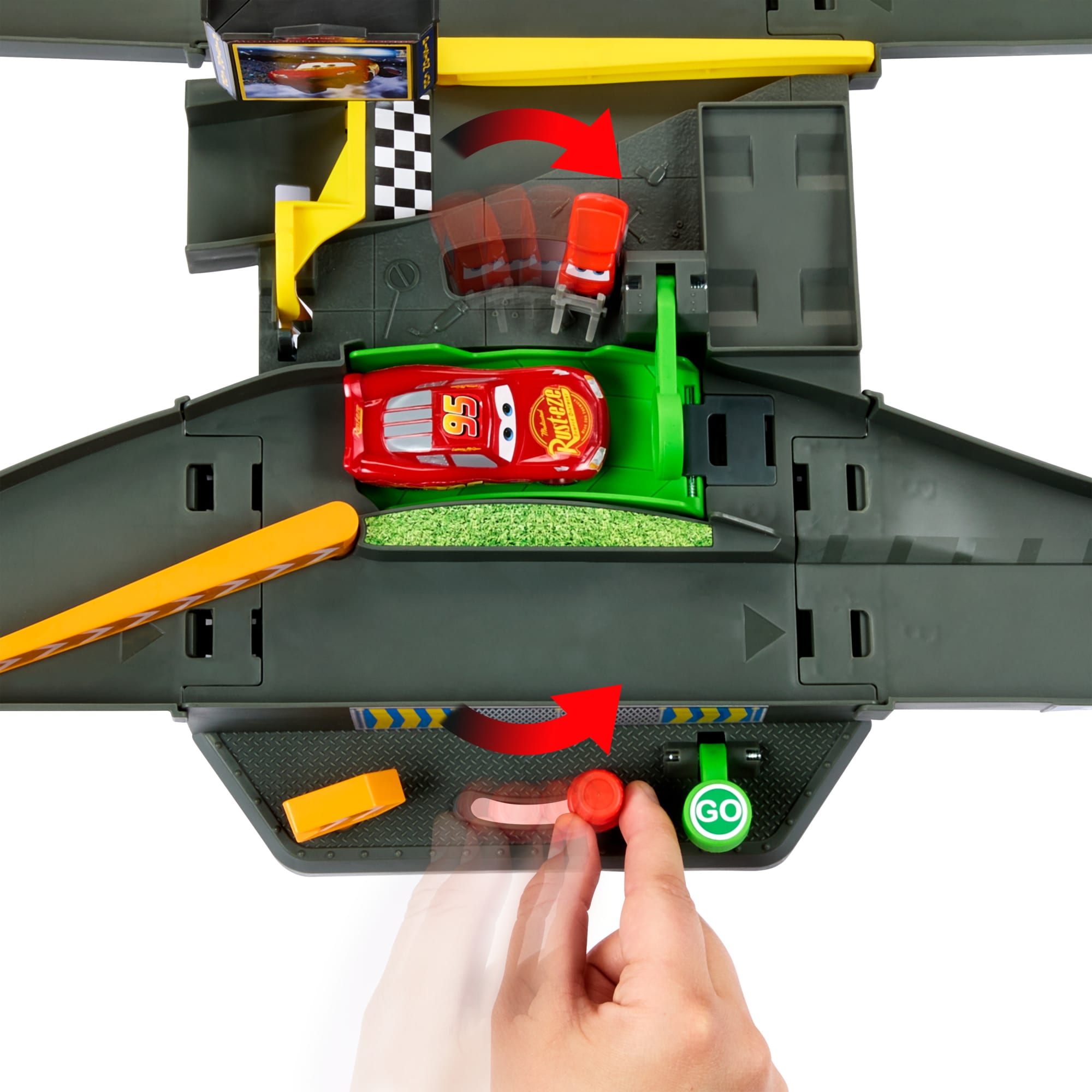 Disney · Pixar Cars-Circuit Course Piston Cup-Avec Voiture 1/55 - Image 4