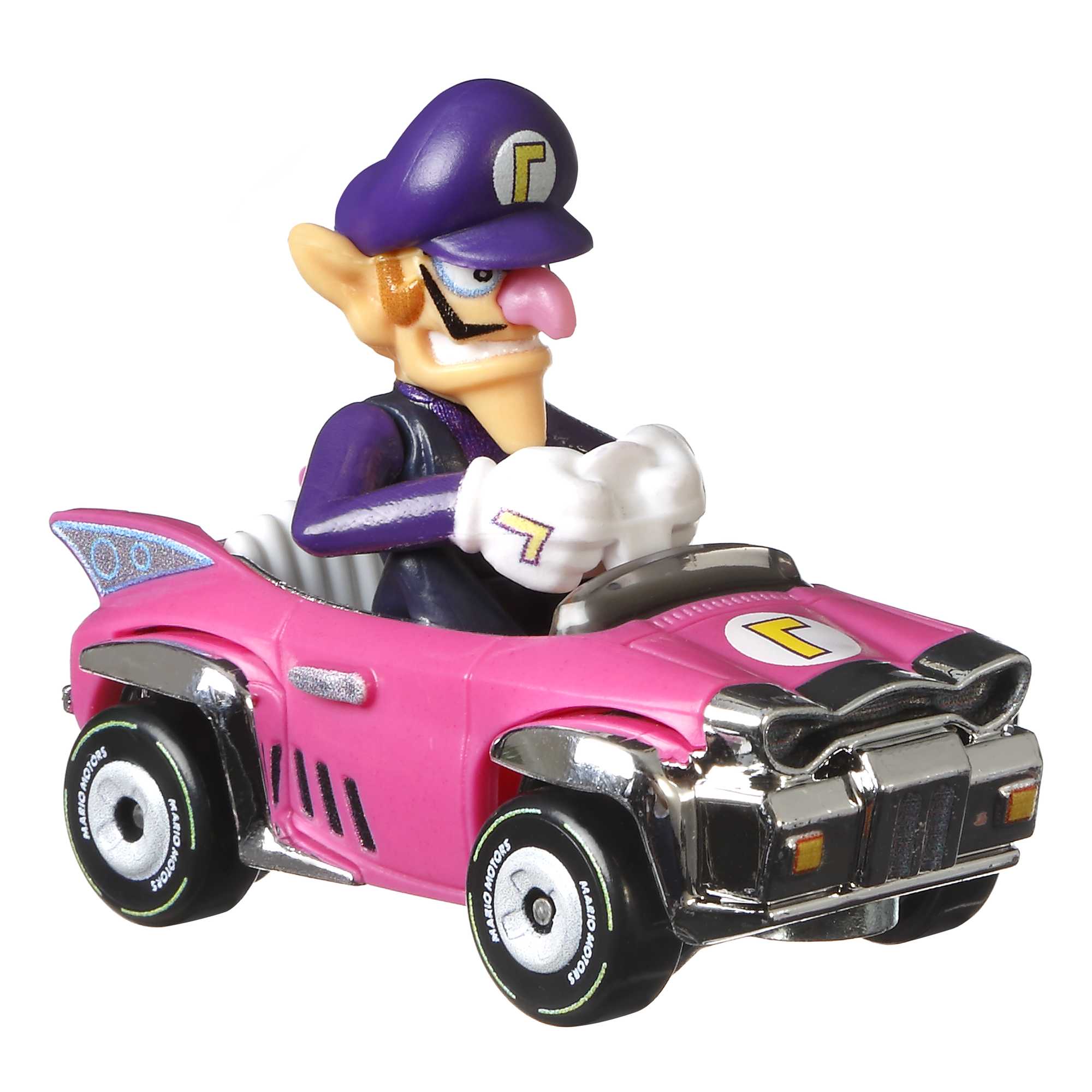 Hot Wheels Mario Kart Set Of 4 Toy Character Vehicles. Includes 1 Exclusive Mario Toy - Image 2
