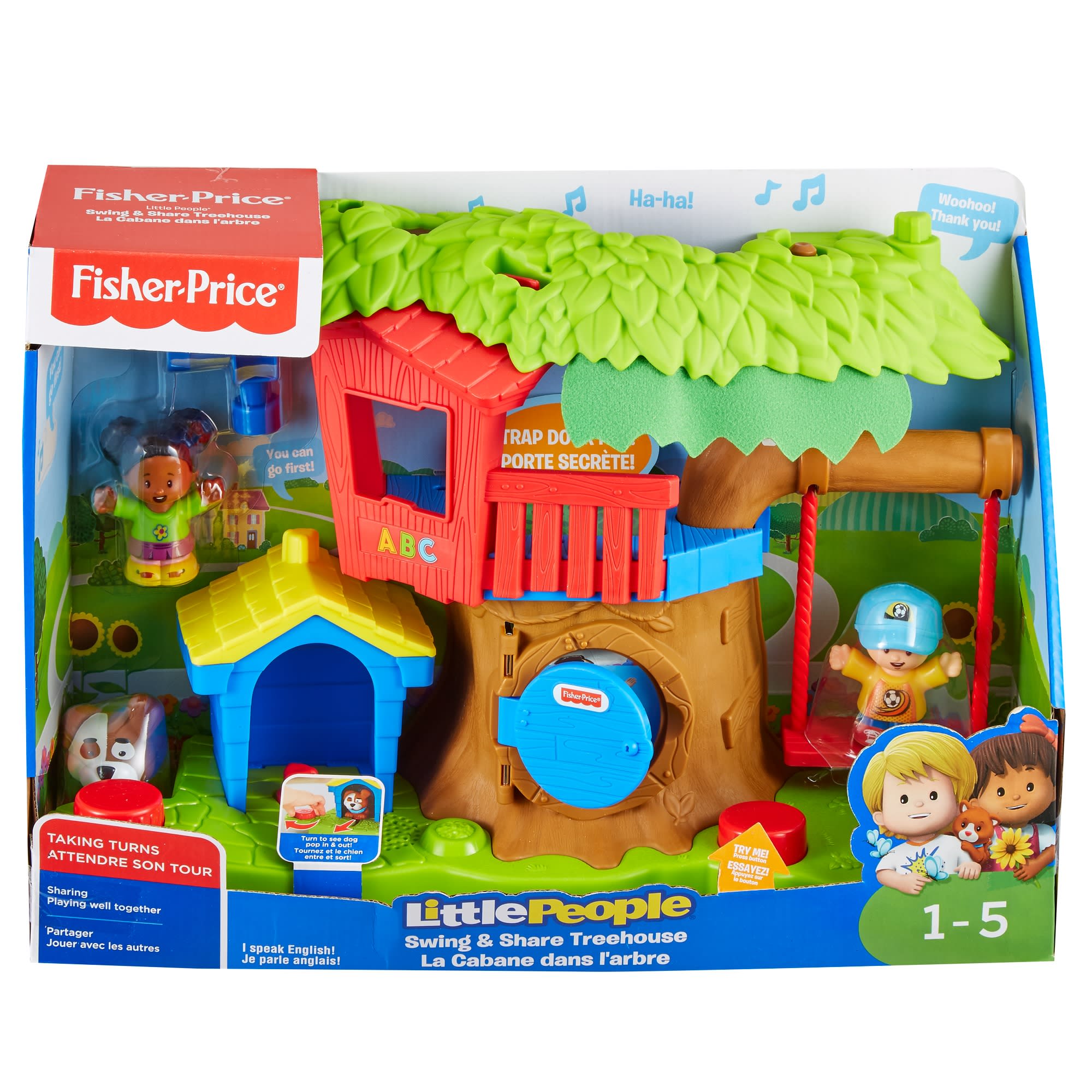 Fisher-Price Little People Swing & Share Treehouse - Image 6