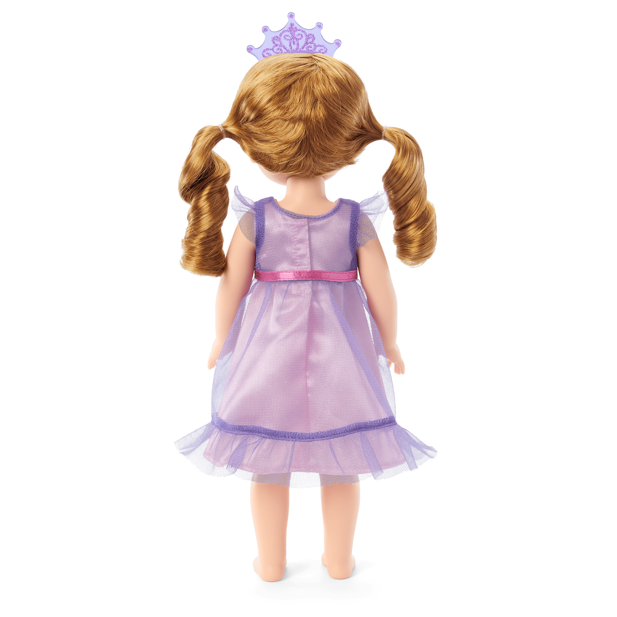Royal Ruffles Nightie and Robe for Little Girls & WellieWishers™ Dolls - Image 9
