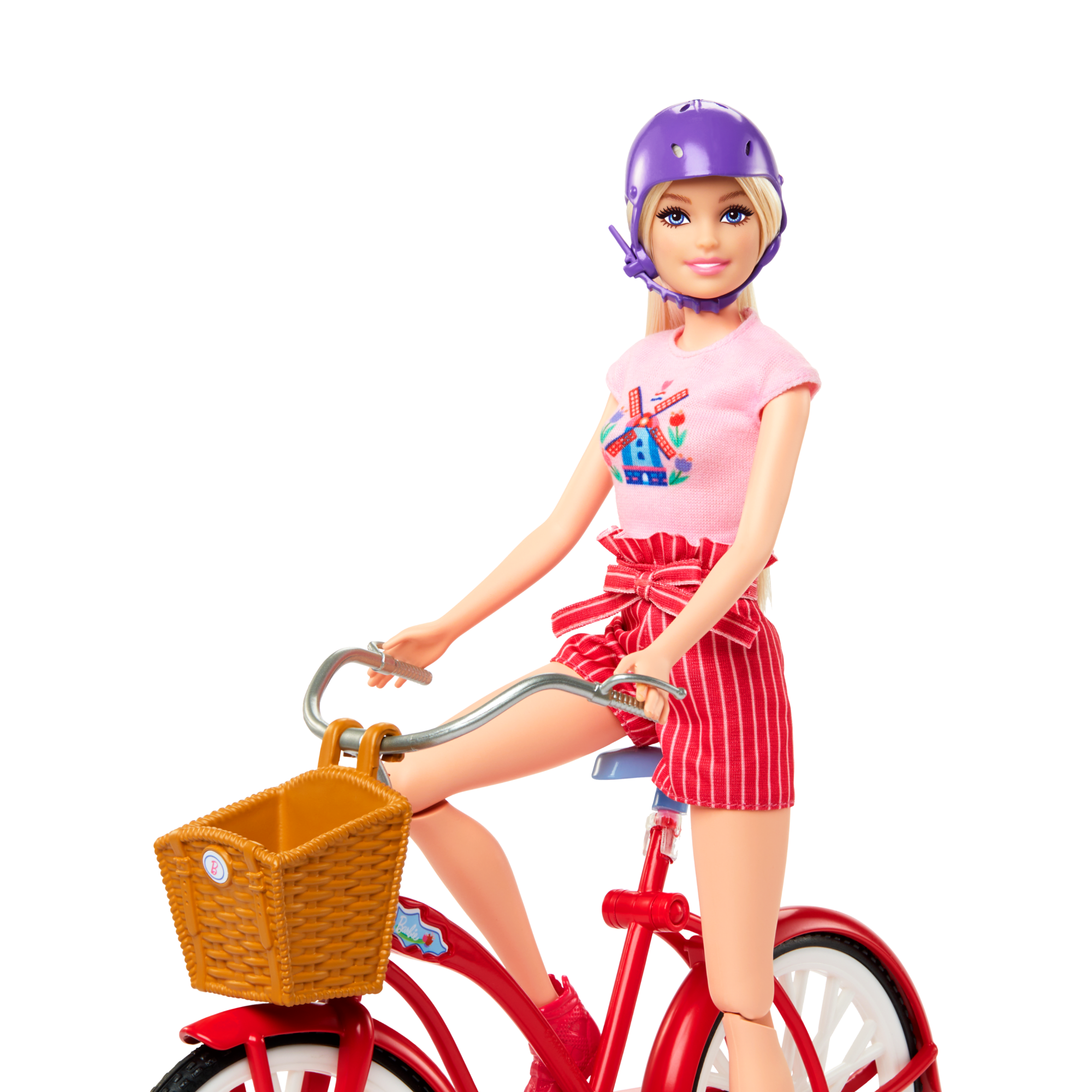 Barbie Passeport Rose Poupée et Coffret de Jeu Aventures en Hollande - Image 2